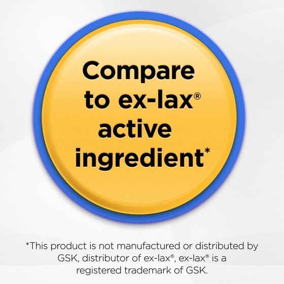 Equate Regular Strength Chocolate Laxative, 15 mg, 24 Pieces (3 Pack - 72 Total)