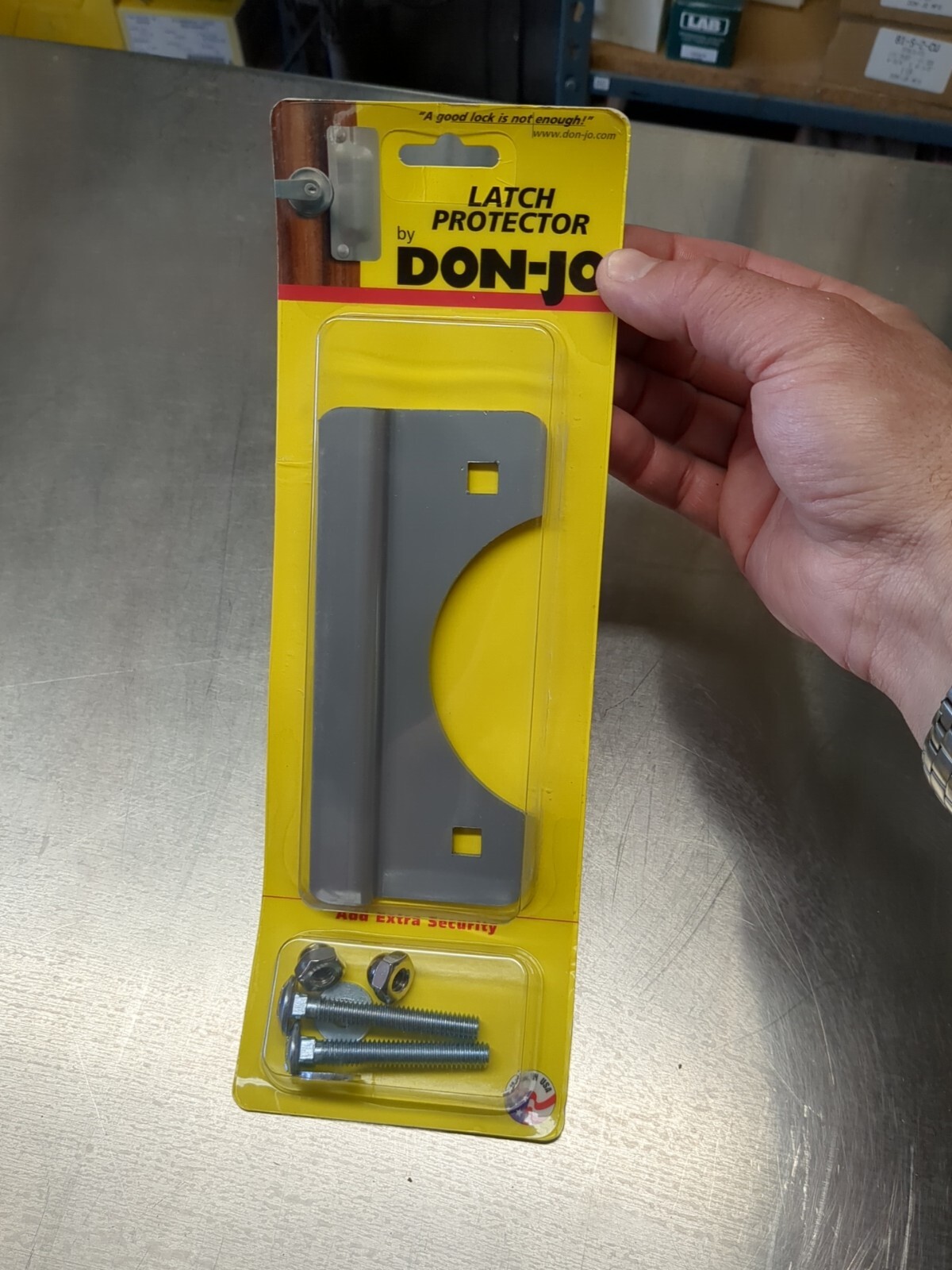 Don-Jo Don Jo SLP-206-SL Silver Coated Gray Latch Protector