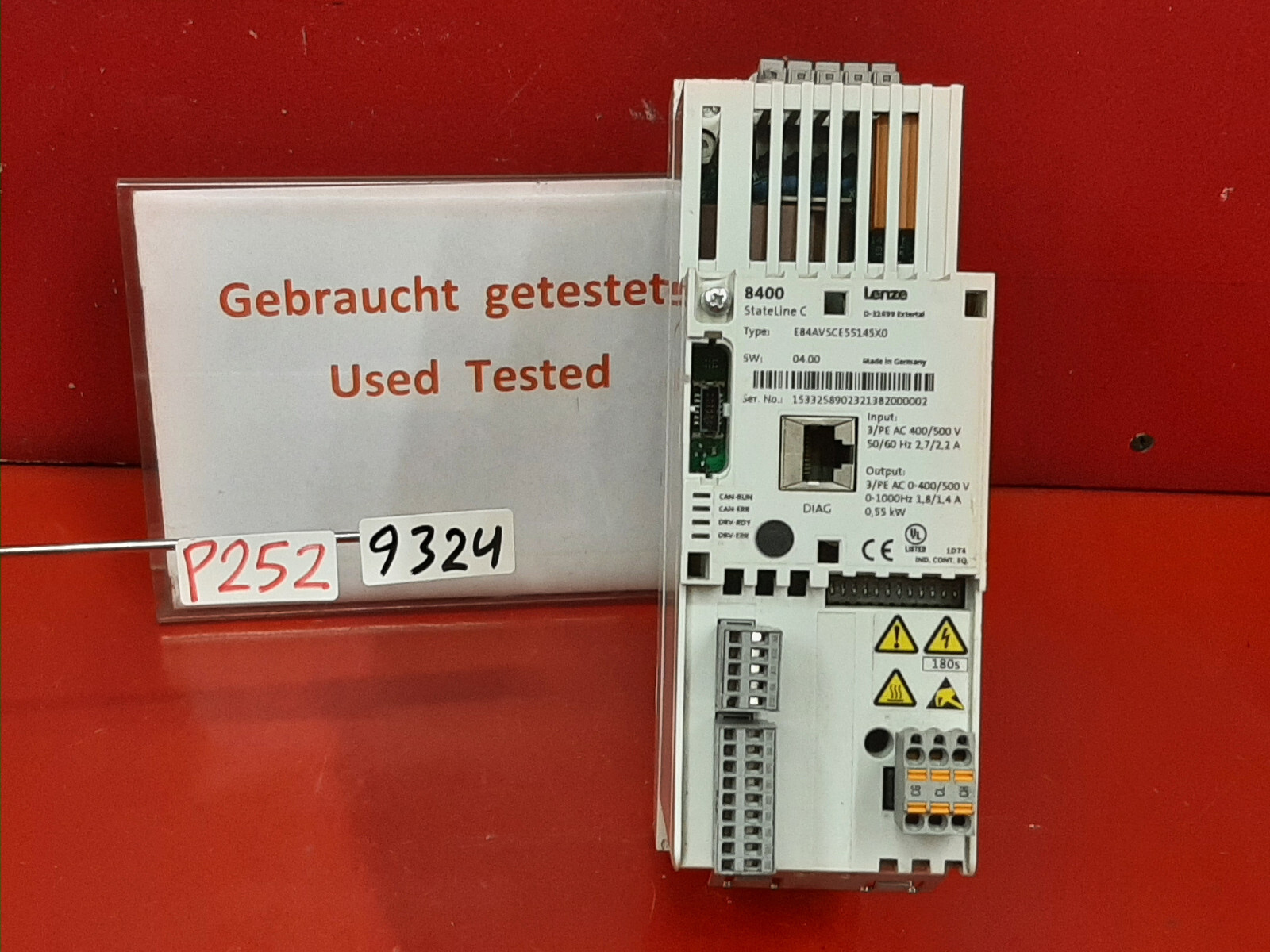 Lenze E84AVSCE55145SX0 Used Tested