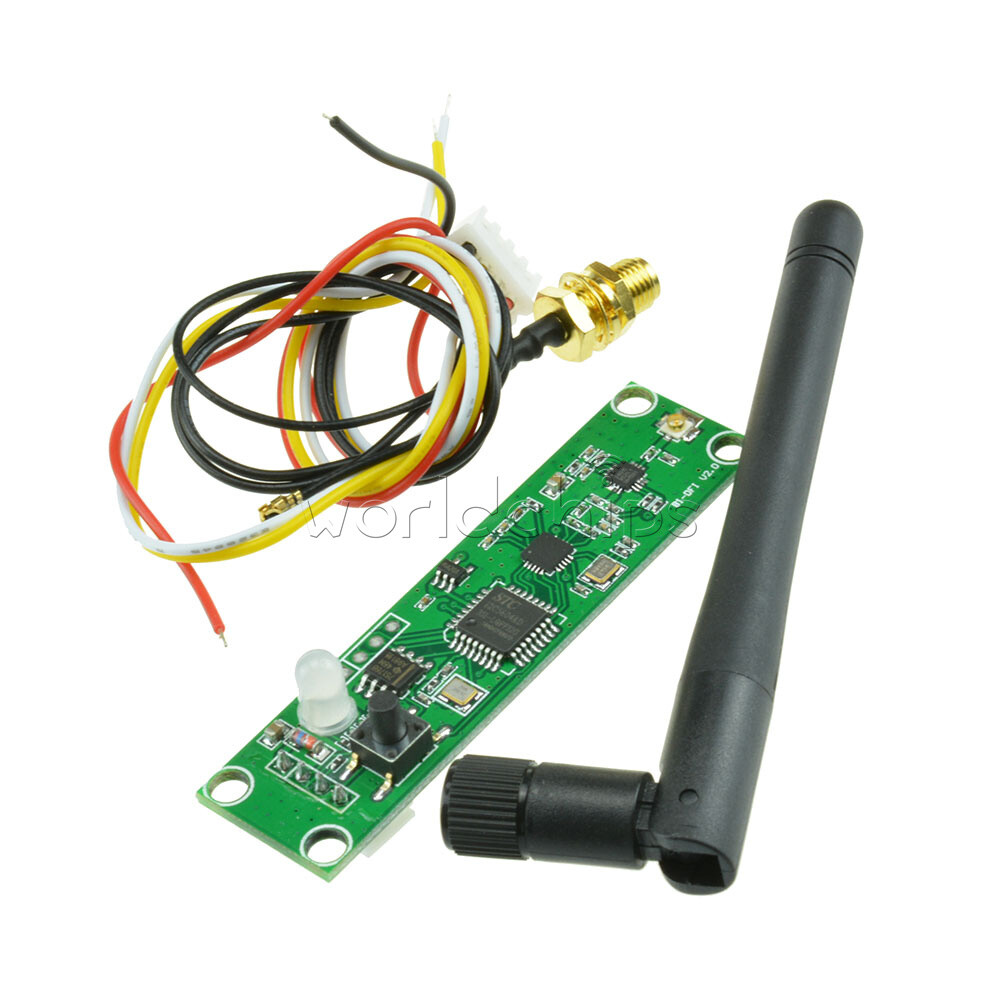 Wireless DMX512 PCB Modules Board LED Controller Transmitter Receiver W/ Antenna