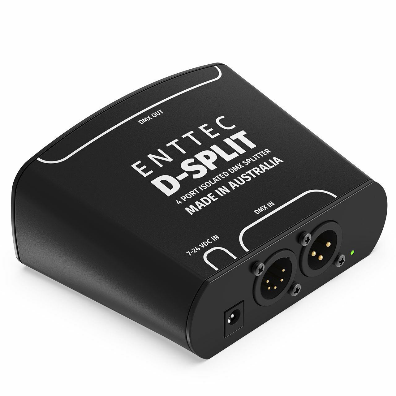 ENTTEC 70579 D-SPLIT - 4 Port Isolated DMX512 Splitter (4) 5-Pin