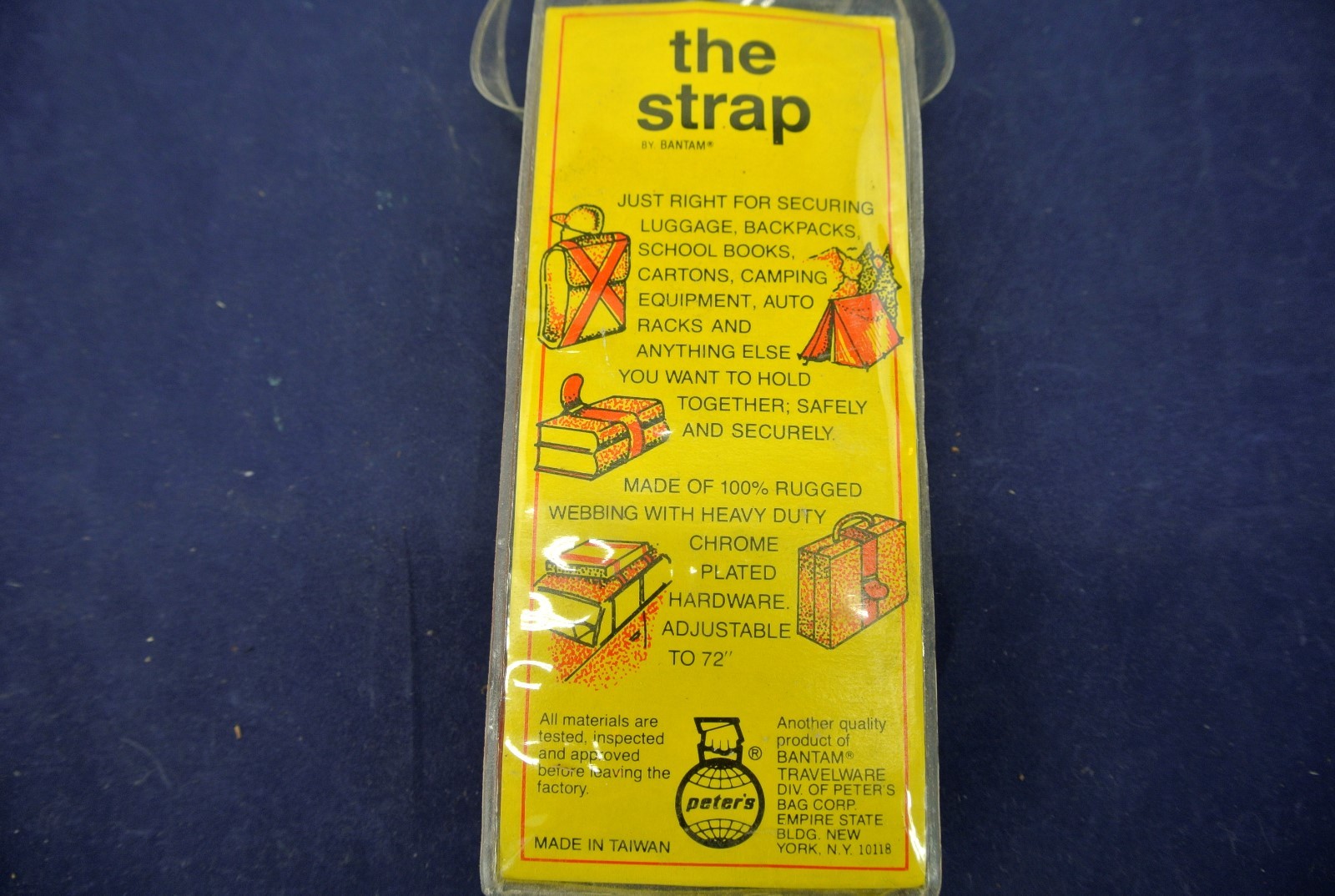 THE STRAP, BY BANTAM, LUGGAGE STRAP, NEW