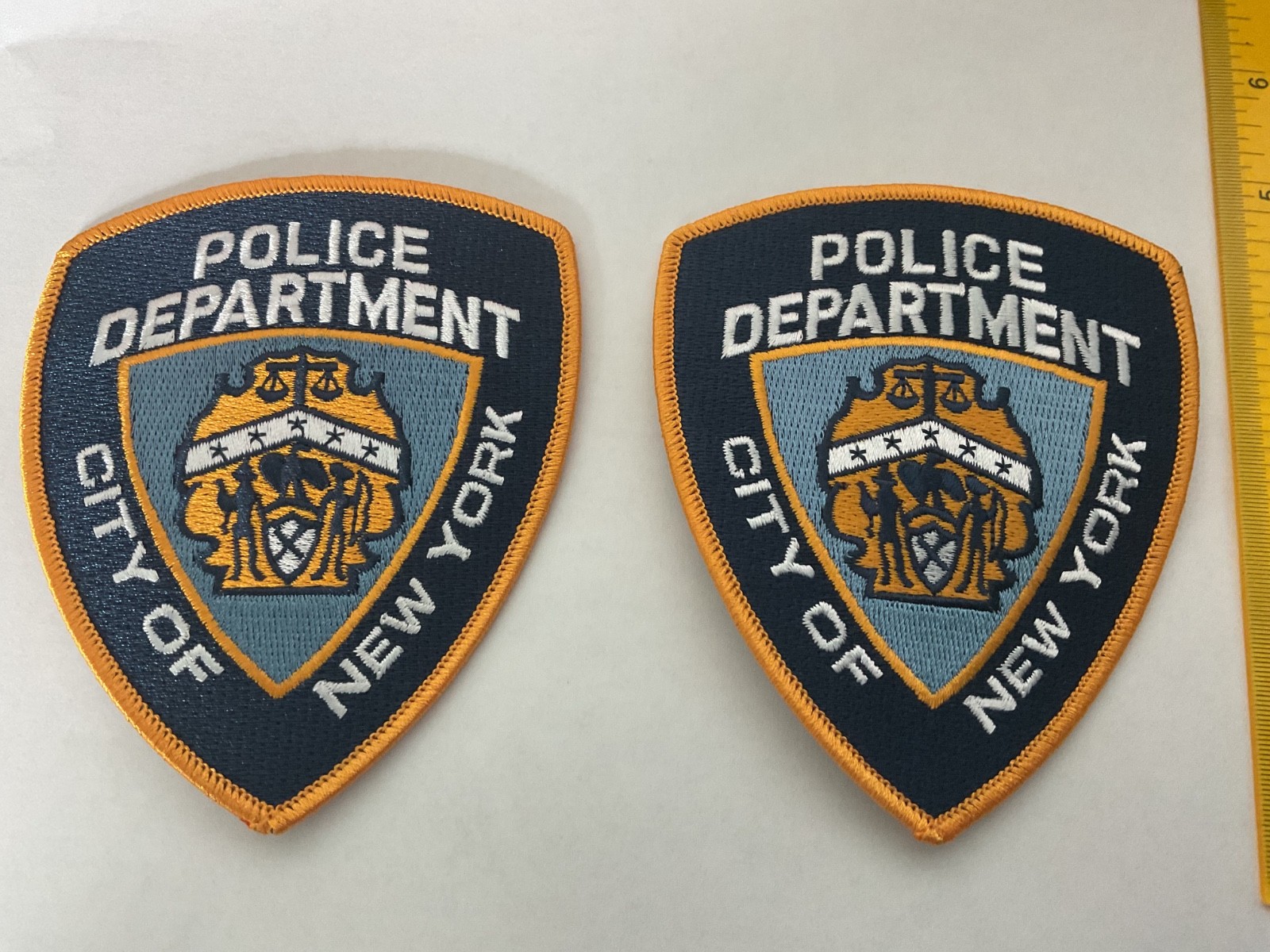 New York City Police Patch Set and Full Size with tracking ,Insured,New