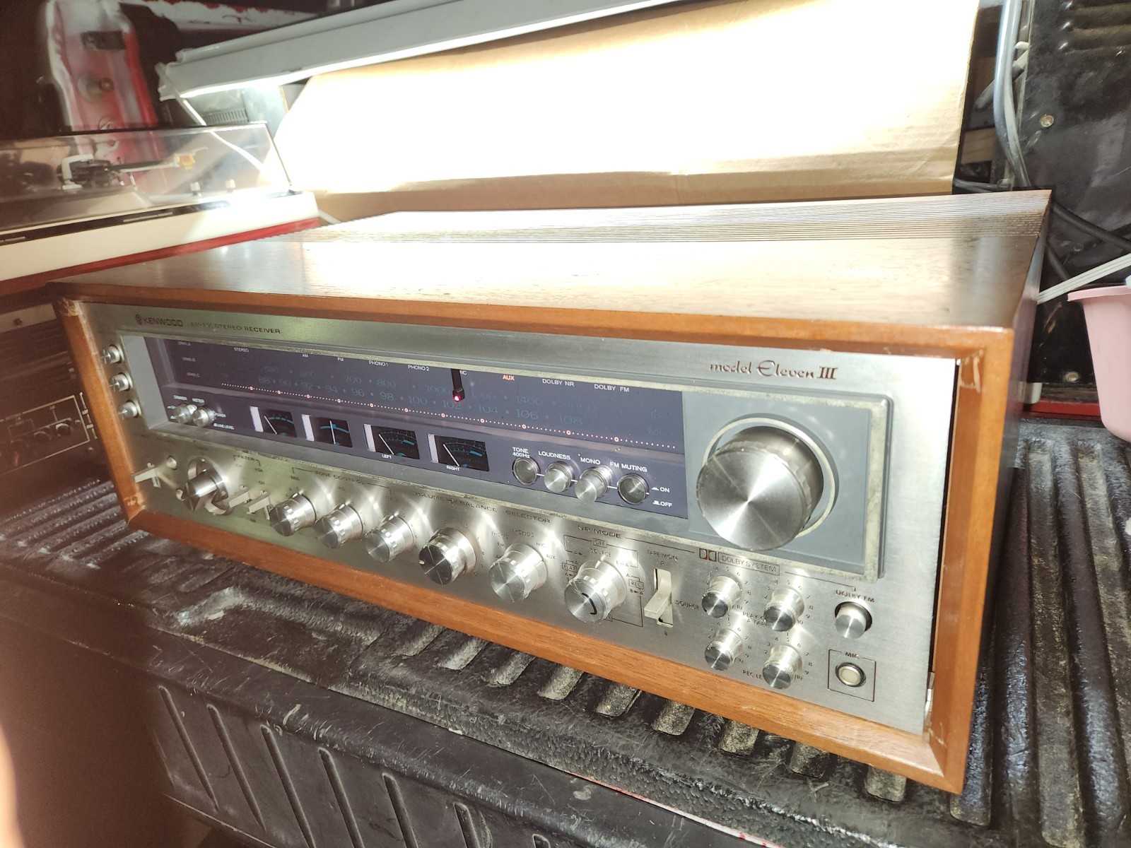🔥 🐦 Kenwood Eleven III Stereo AM/FM Receiver 120W MONSTER ❤️ Condition A1+