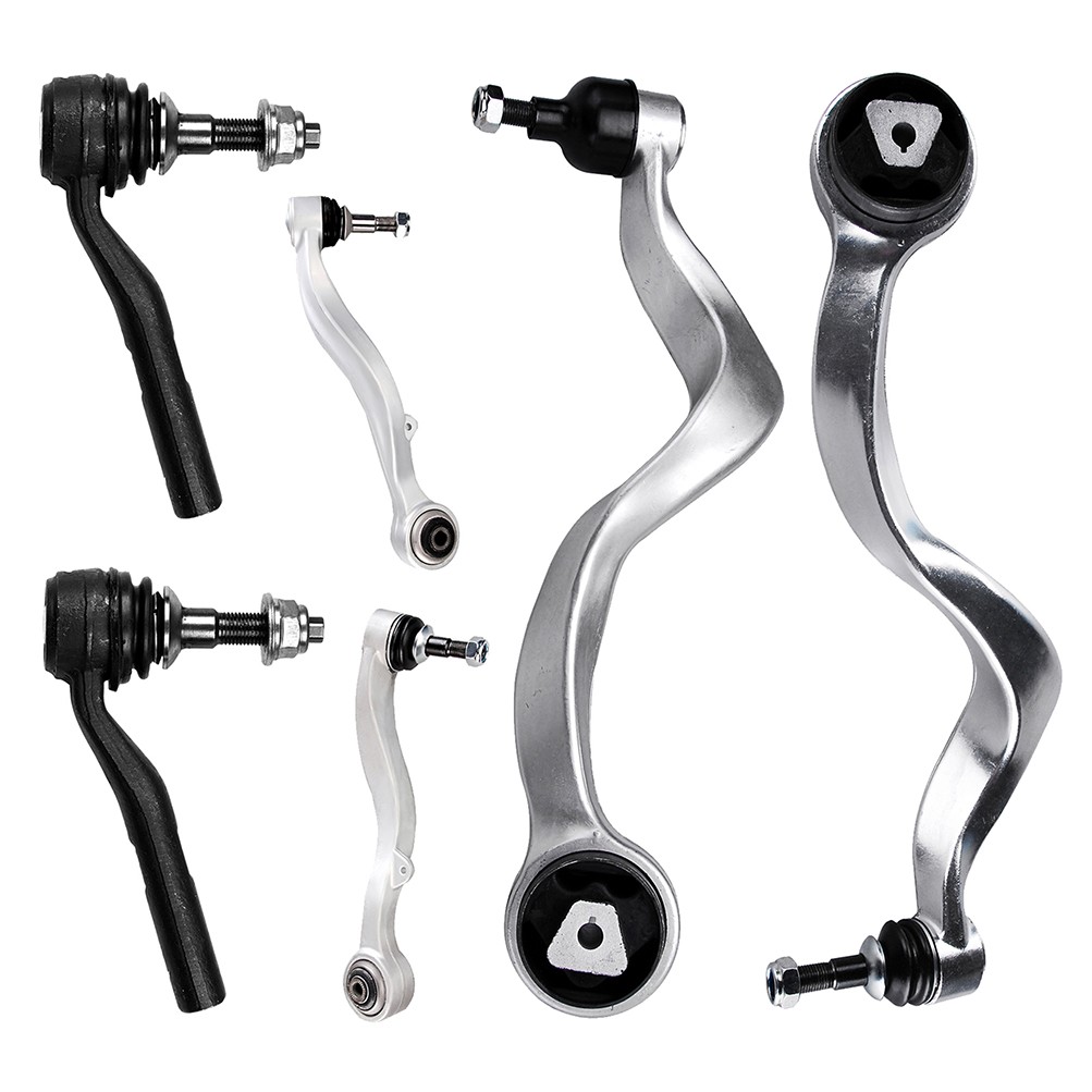 [6pcs] For 2006-2008 BMW 750Li Suspension Control Arm Ball Joints Outer Tie Rod