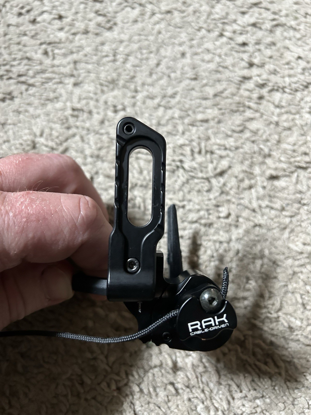Drop rest RAK standard cable driven,right hand