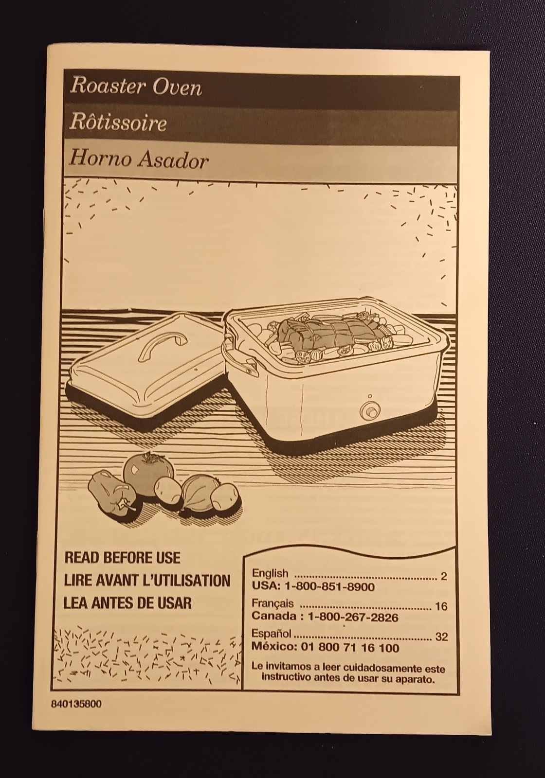 Hamilton Beach Proctor Silex Roaster Oven User Manual Recipe Book