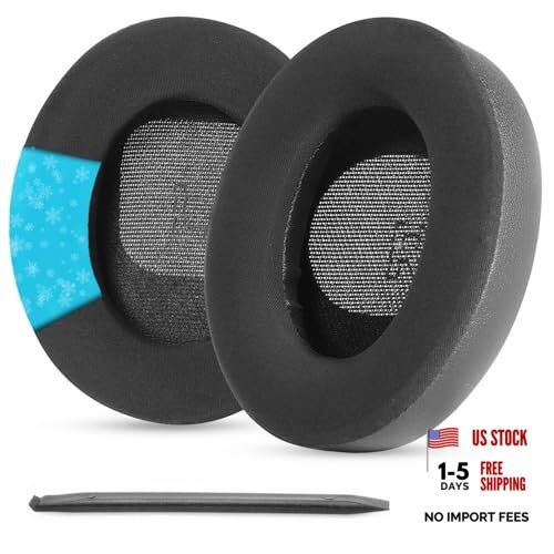 Cooling Gel Replacement Earpads Compatible with Bose QuietComfort Ultra Black
