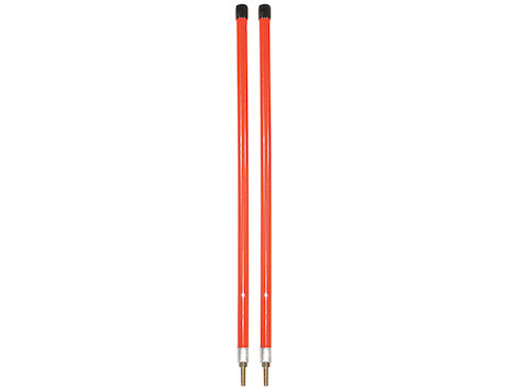 Buyers Products 1308103 3/4 x 24" Orange Bumper Marker Sight Rods w/ Hardware
