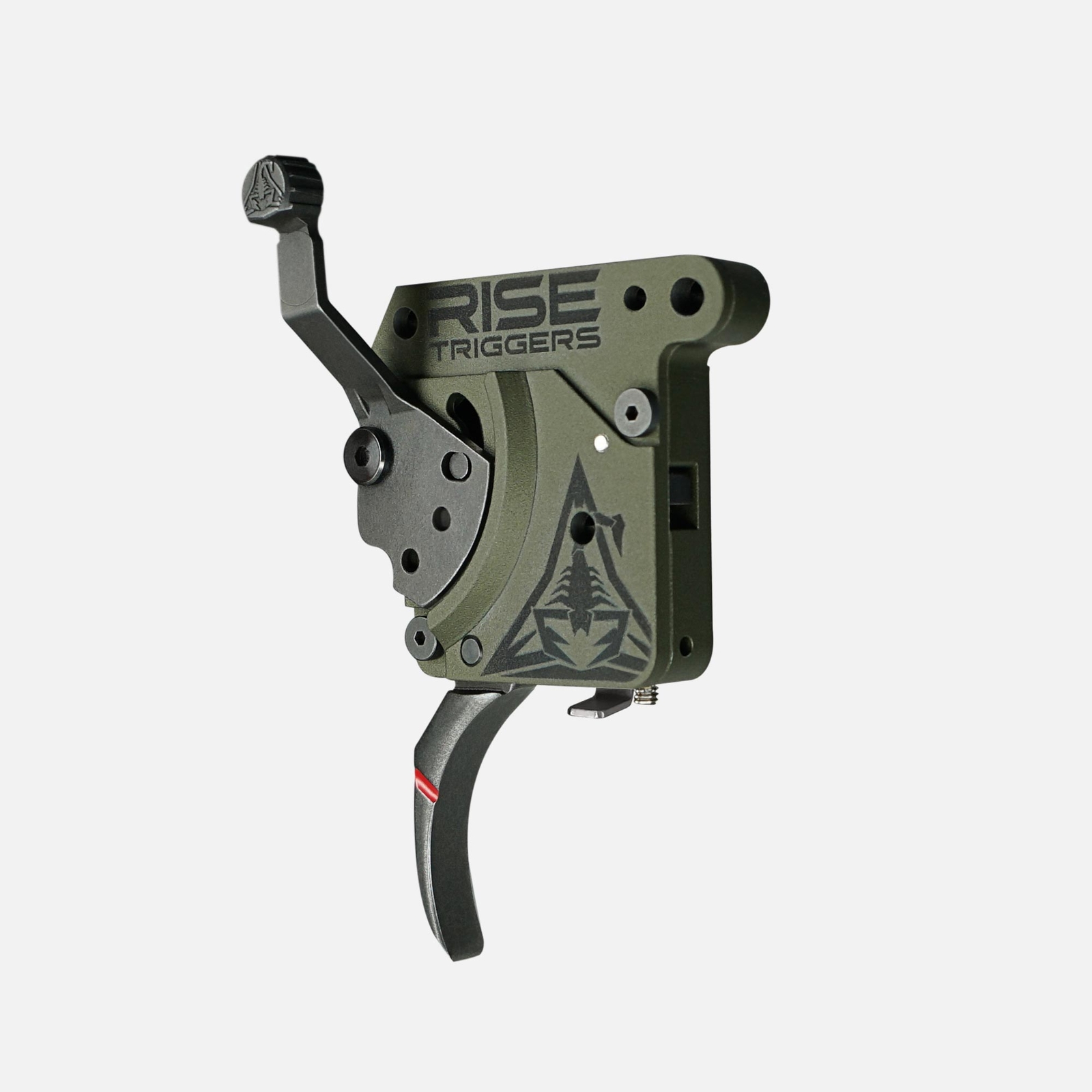 Rise Reliant Hunter Trigger Fits Remington 700 w/ Bolt Release Green  RA740BC