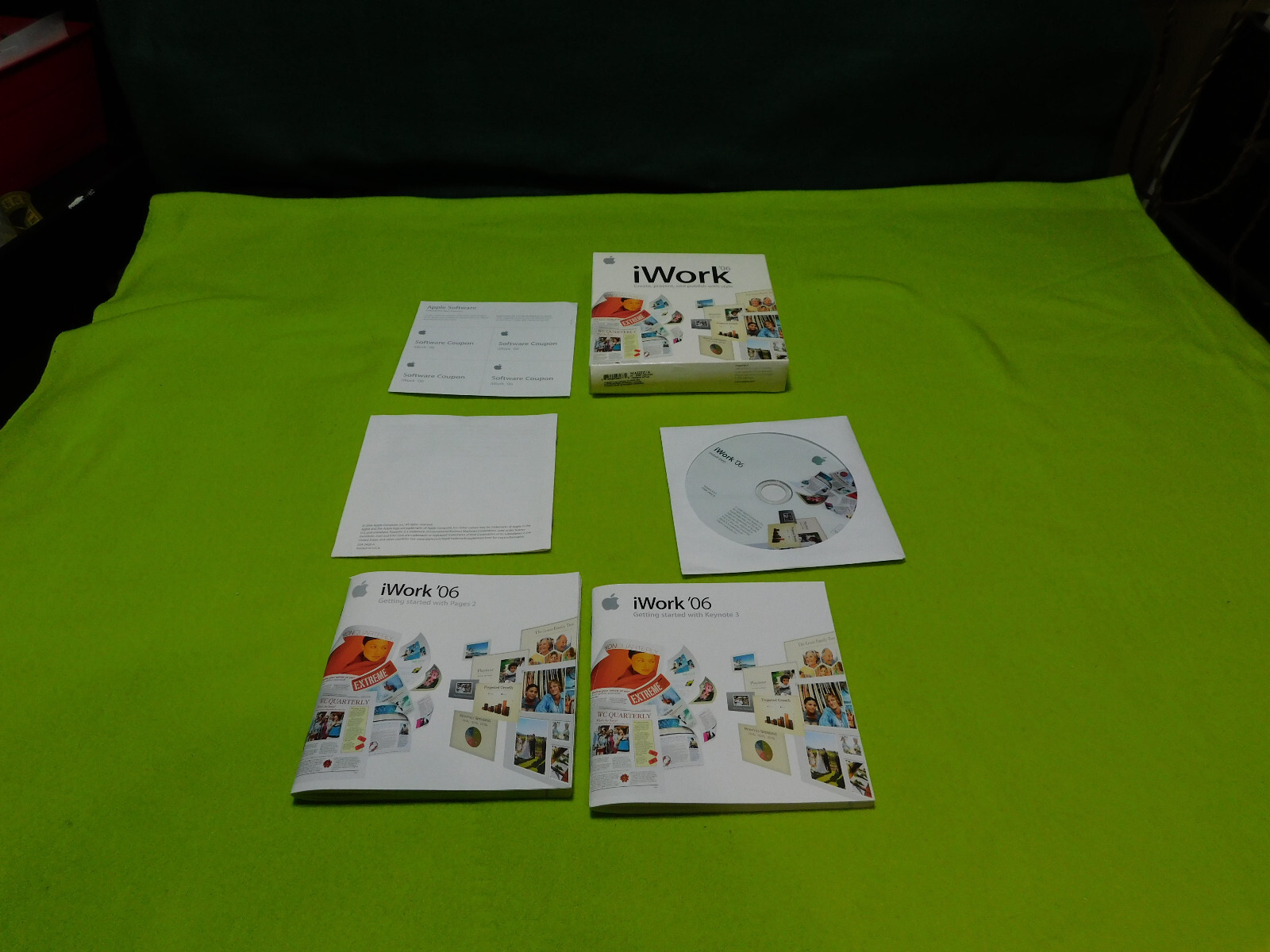 iWork 06 CD Plus 2 Booklets and More, Includes Orig. Box and Codes. Untested
