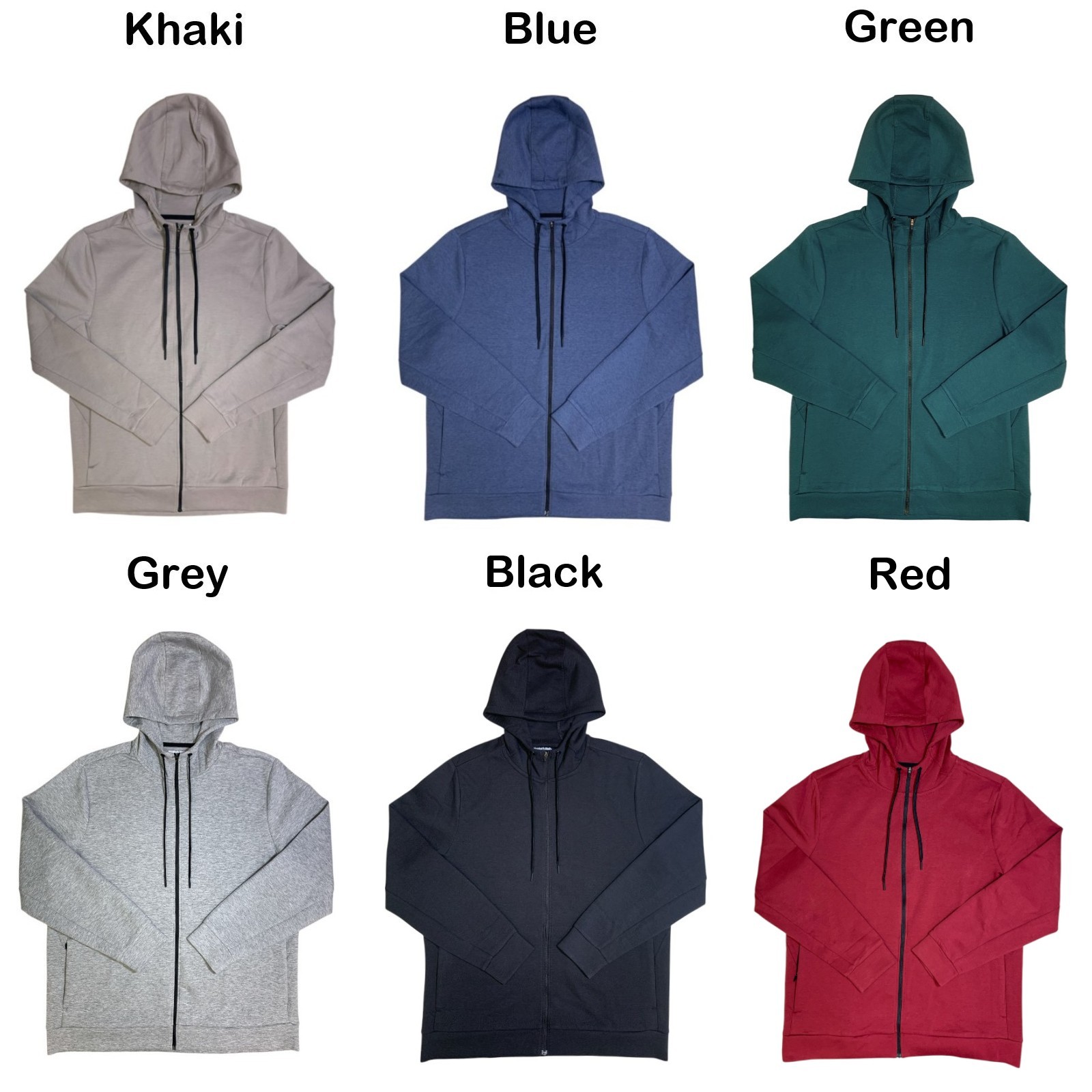 Member's Mark Mens Active Fill Zip Hoodie, Double Knit, Zippered Front Pocket