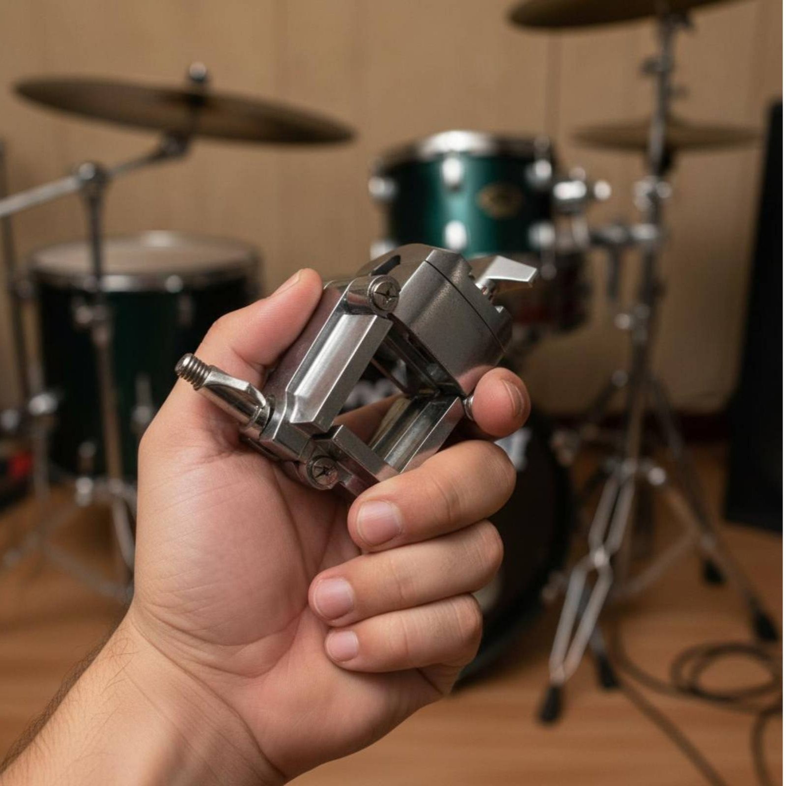 Multi-Function Drum Clamp Adjustable Drum Rack Clamp Long-Lasting Metal