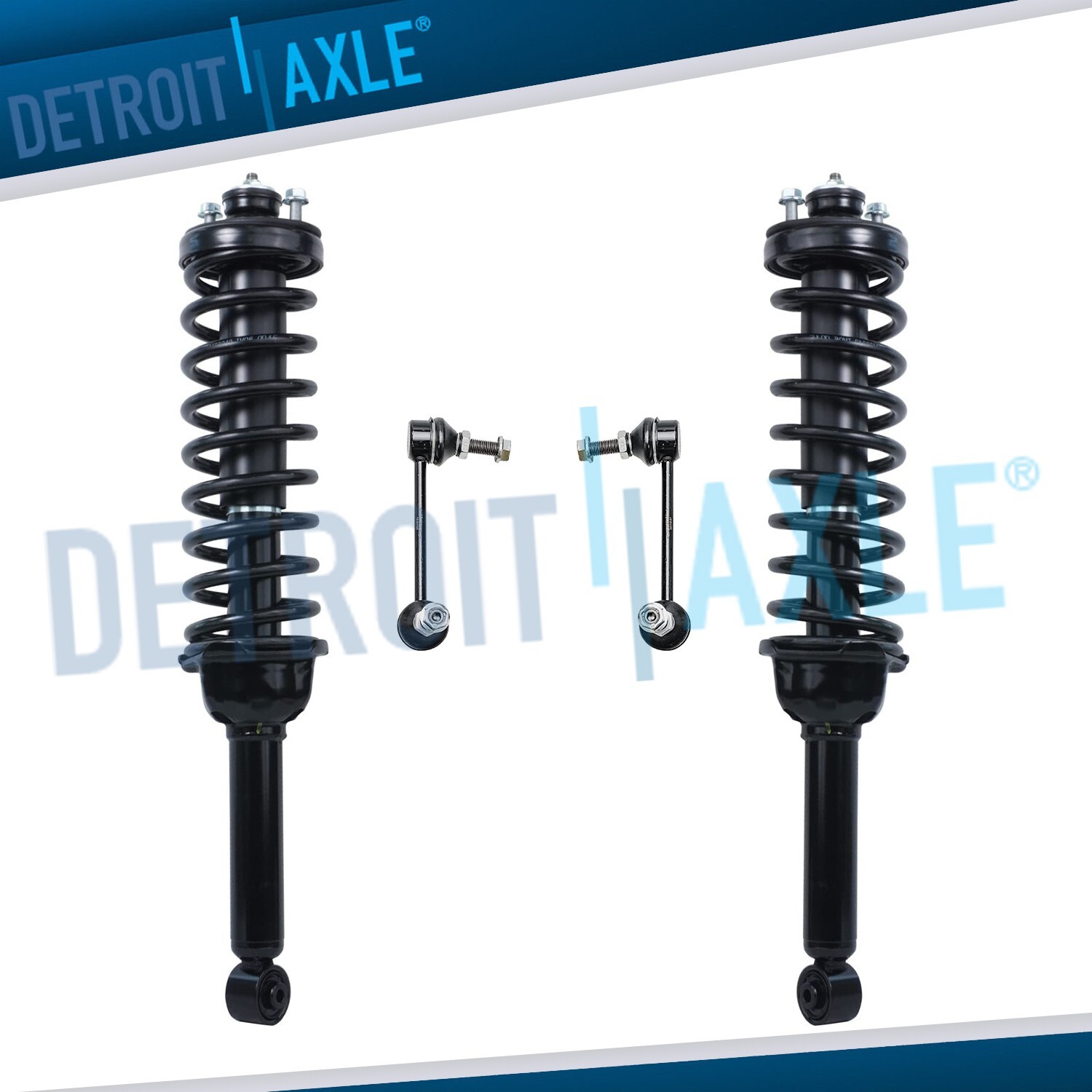 Rear Strut w/ Coil Spring Sway Bar Links for 1997 1998 1999 2000 2001 Honda CR-V