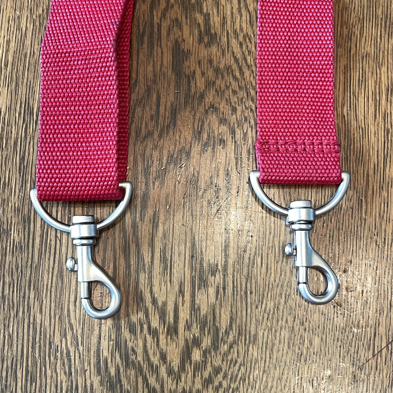 Unbranded adjustable Red shoulder strap replacement heavy metal hardware