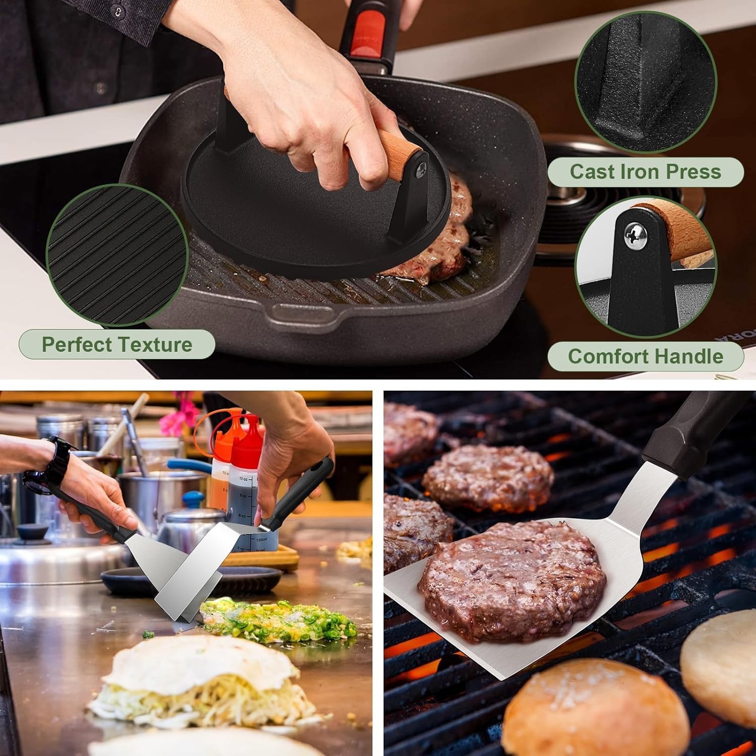 237pcs Griddle Accessories Kit for Blackstone, Perfect Flat Top Grilling Acce...