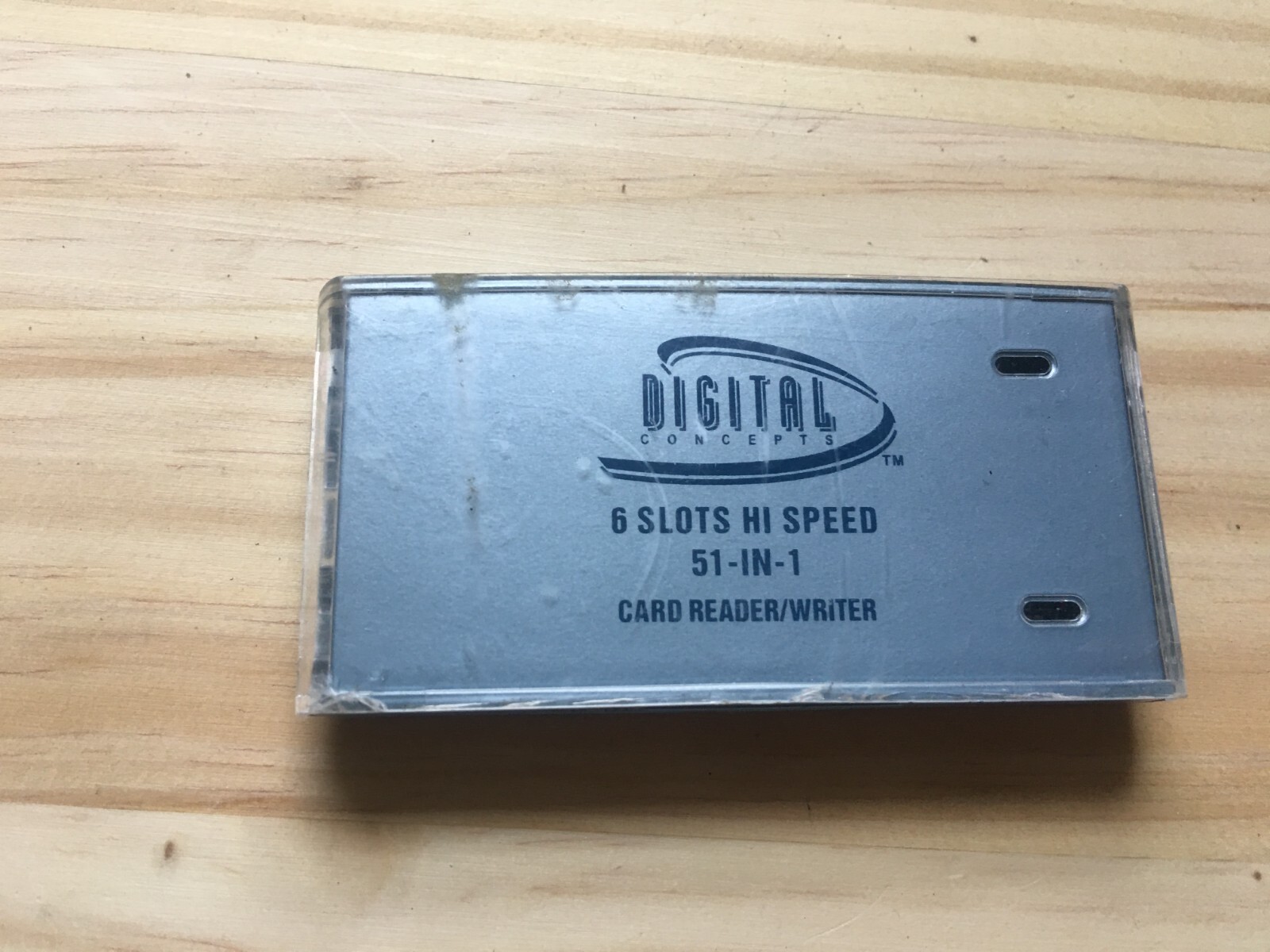 Digital Concepts CR-75P Gray 6 Slots In High Speed 51-in-1 Card Reader/Writer