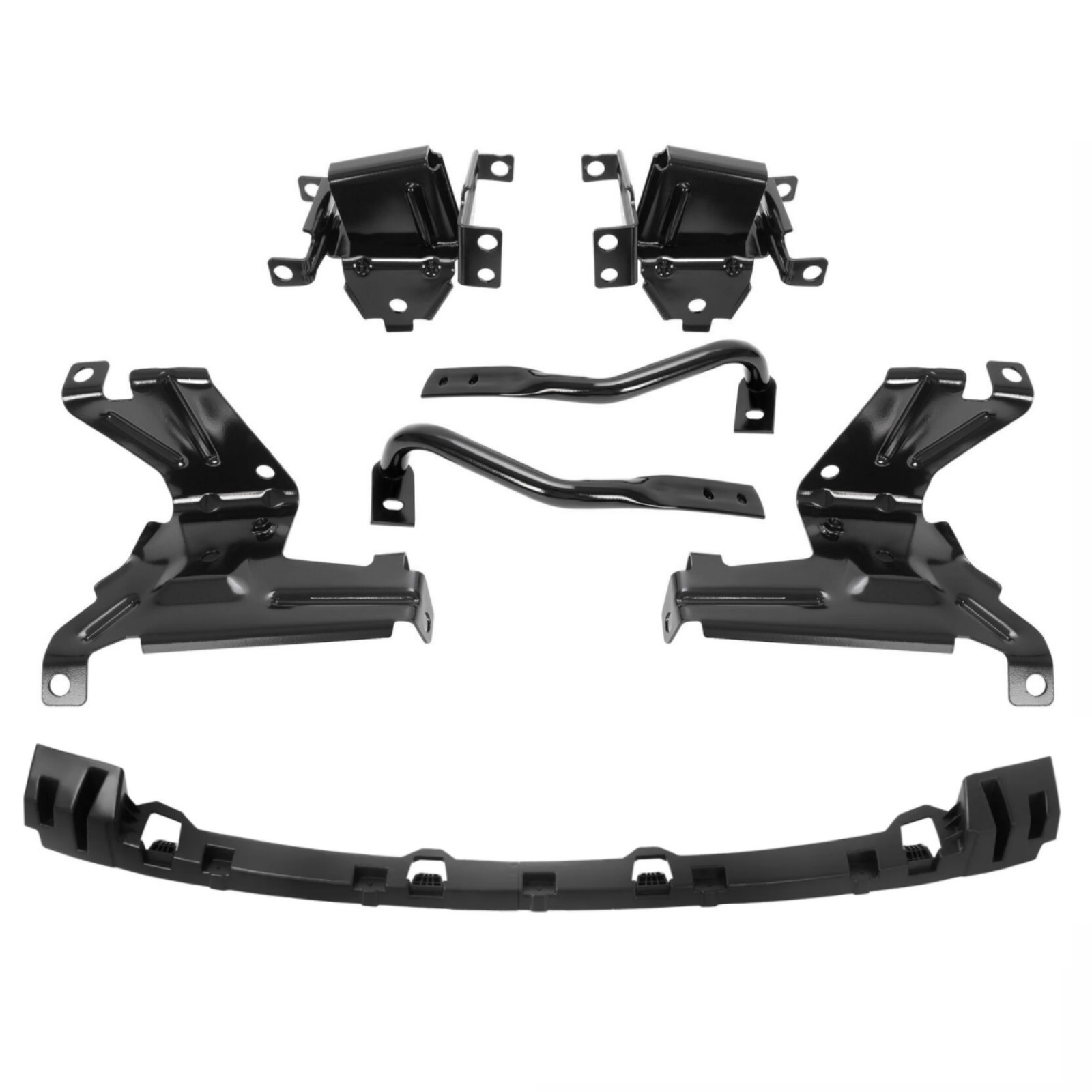 Outer /Inner Front Bumper Brackets For GMC Sierra 1500 2500HD 3500HD 2007-2013