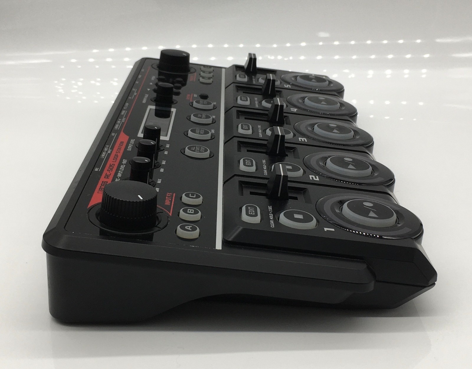BOSS RC-505 Loop Station Tabletop Looper Pedal w/AC Adapter & Box Tested Working
