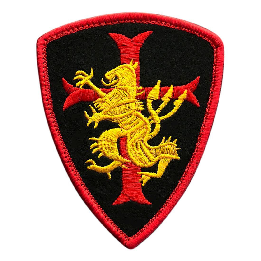 Hook Devgru Seal Team 6 Team Crusader Cross Lion Patch [3.5 inch DV-8]