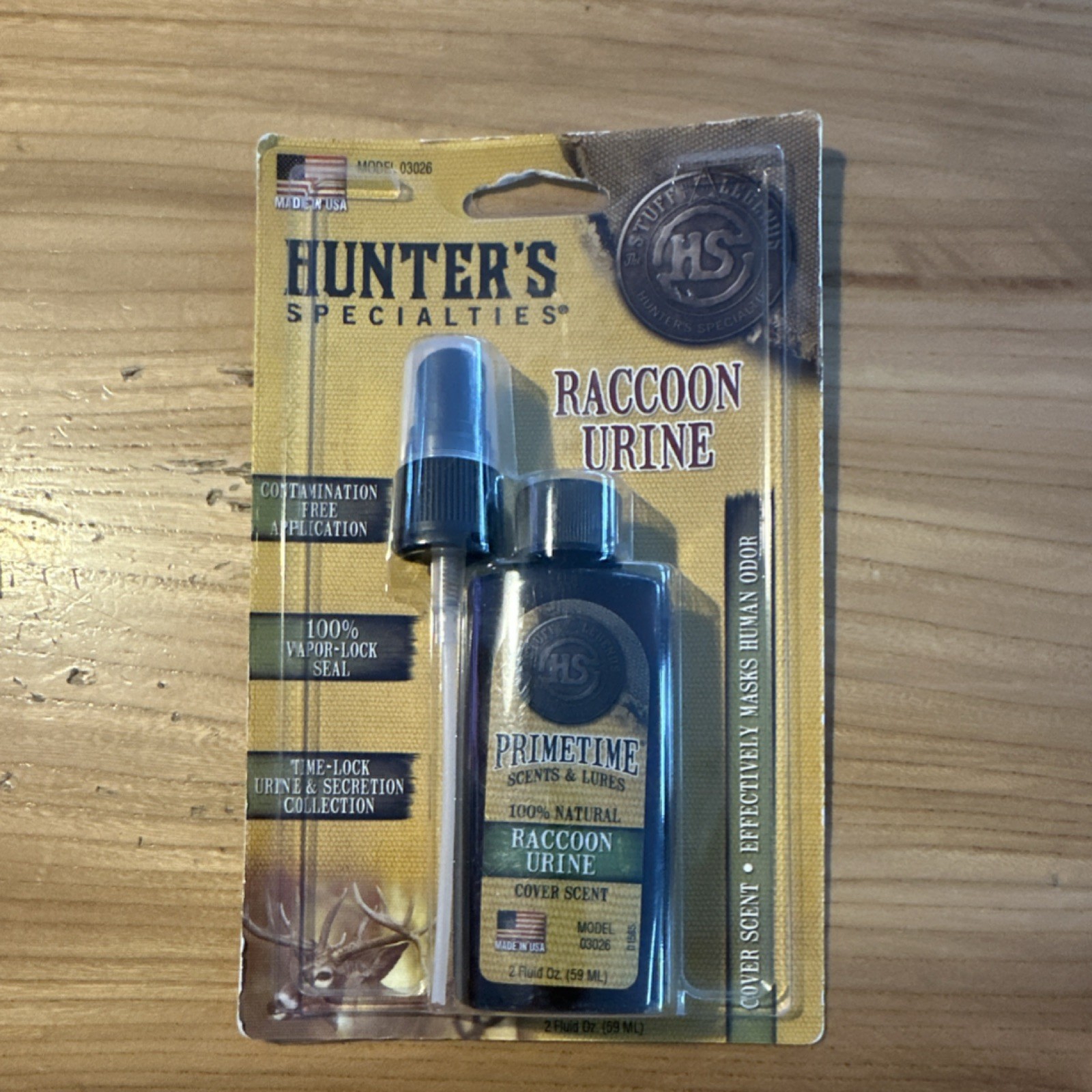 Hunter's Specialties Masking Scent Raccoon Urine 2 fl oz Vapor-Lock Seal