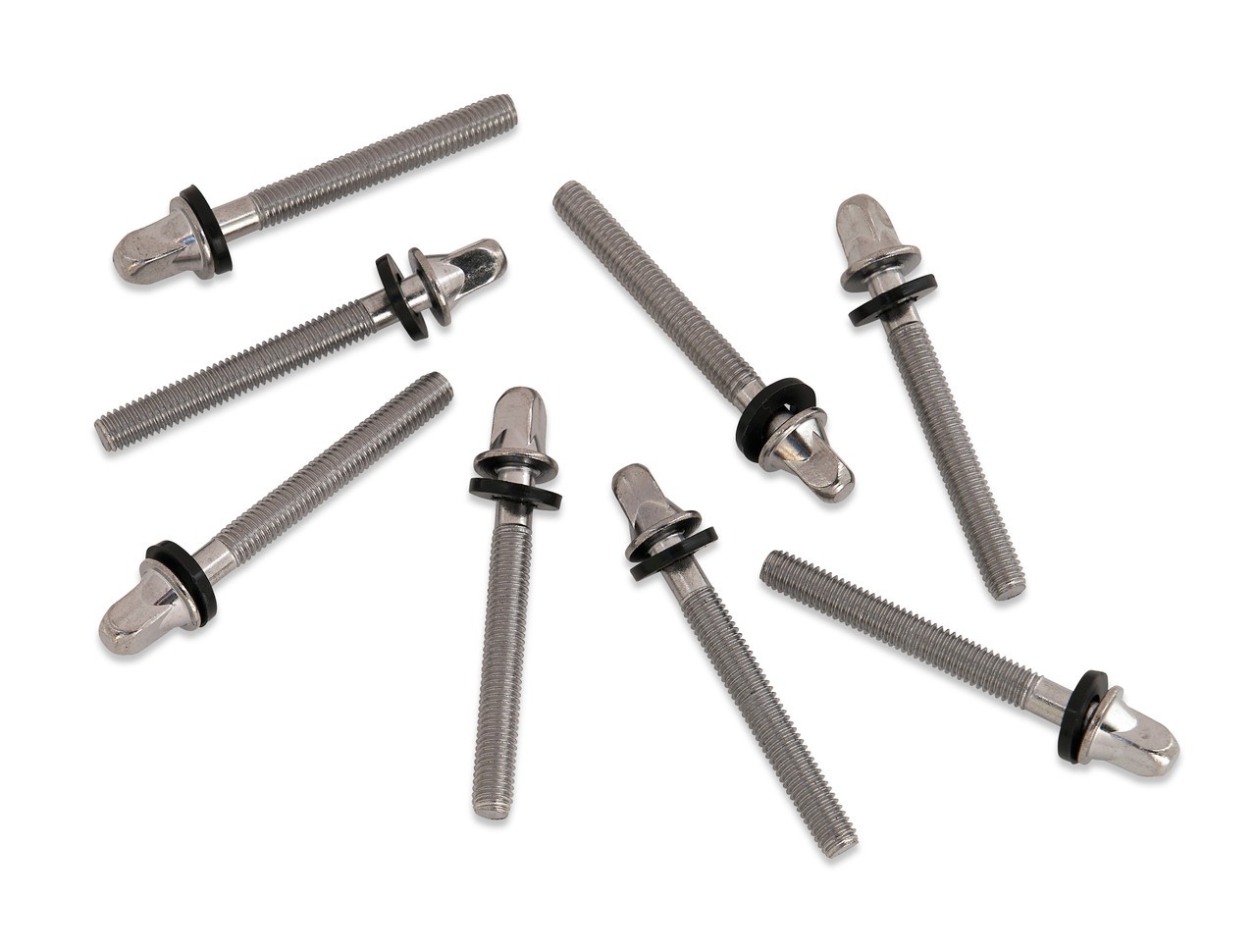 PDP True Pitch Tension Rods Chrome 8 pack - 42mm