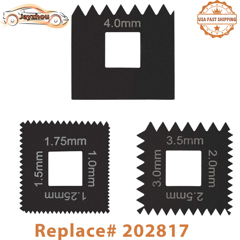 Metric Die Set for Universal Outside Thread Chaser to OTC 202817 3PCS Pitch Dies