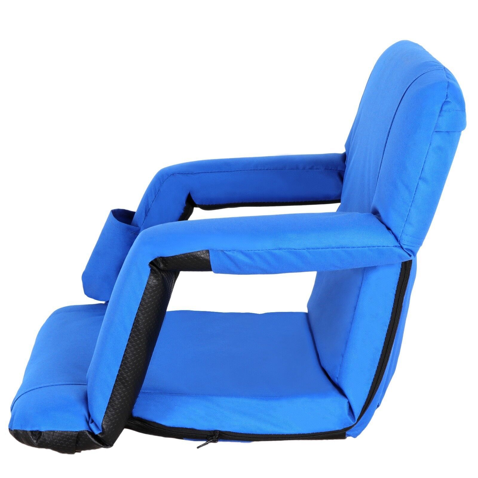 2 PCS Stadium Seat Reclining Bleacher Chair with 5 Assorted Positions Outdoor