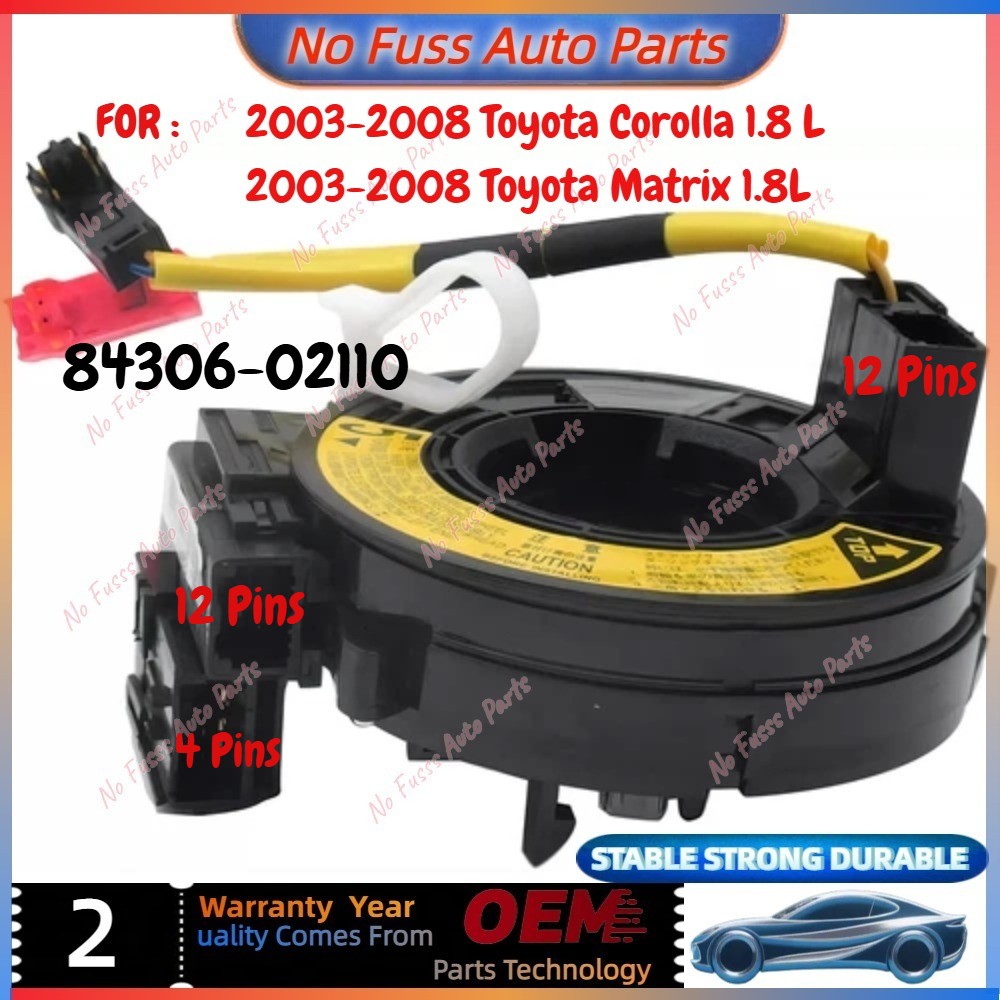84306-02110 For 03-08 Toyota Corolla & Toyota Matrix Clock Spring Spiral Cable