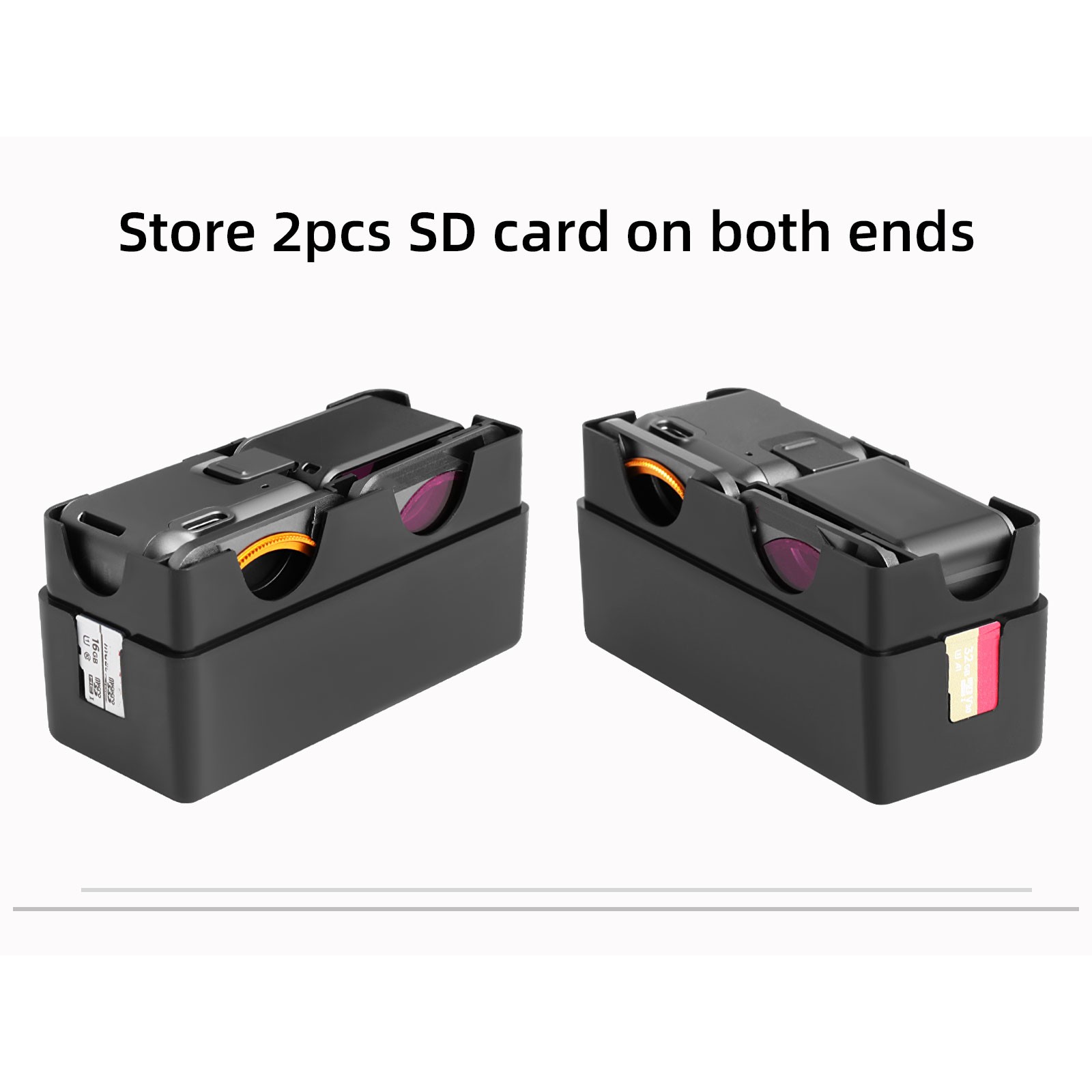 Portable Storage Carrying Box Camera Cover Protection For DJI Action 2 camera B