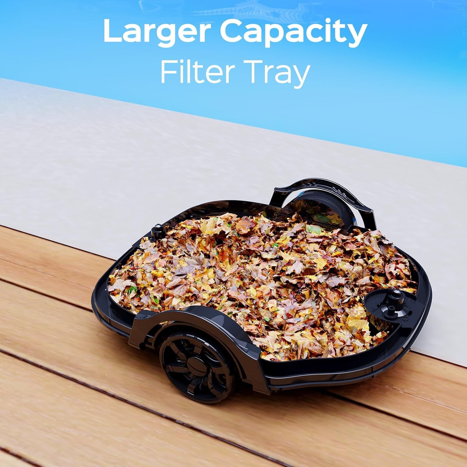 WYBOT A1 Cordless Robotic Pool Cleaner, Automatic Pool Vacuum Robot with 120Mins