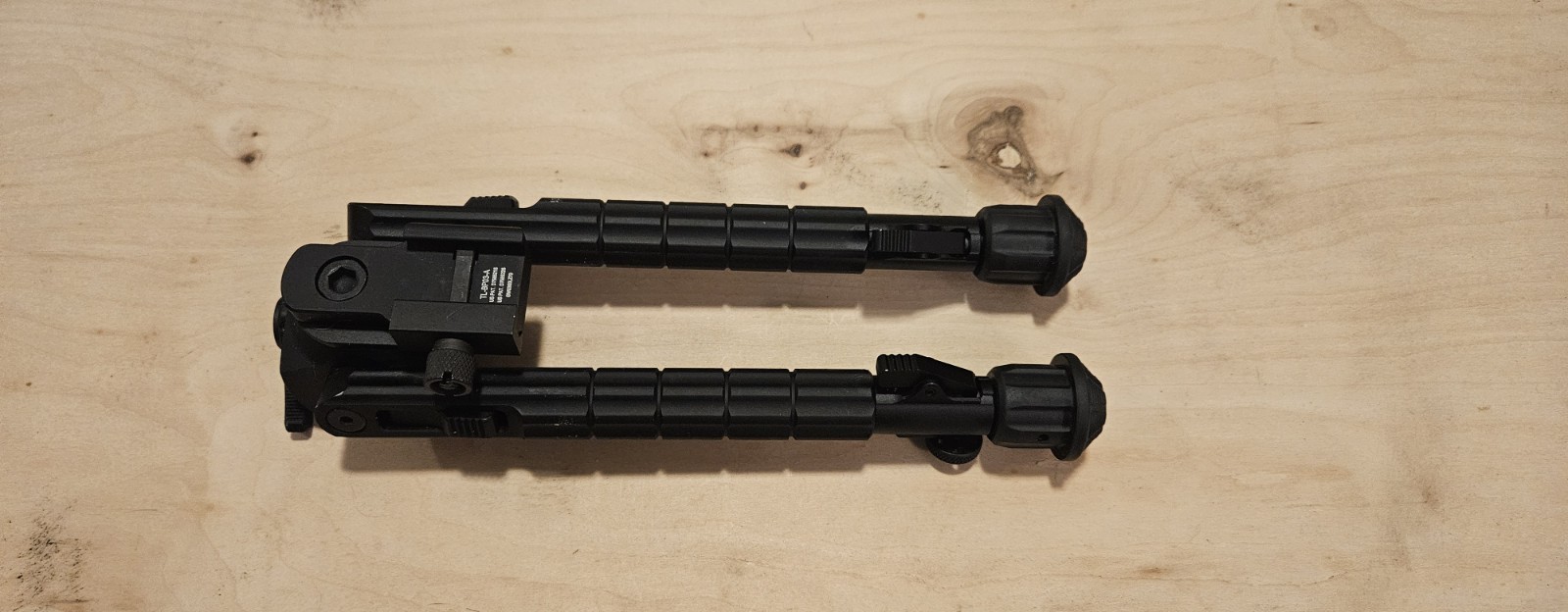 UTG Recon 360 TL Bipod, 7"-9" Center Height, Picatinny, Black With Mount