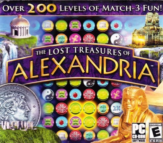The Lost Treasures Of Alexandria PC CD match sphere symbols puzzle arcade game!