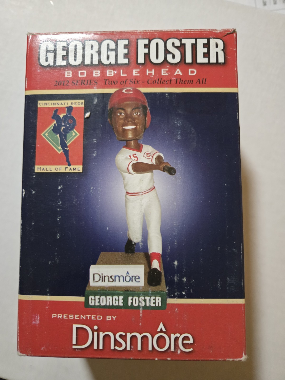 George Foster Autographed 2012 Bobblehead Jsa Cert W/game Ticket