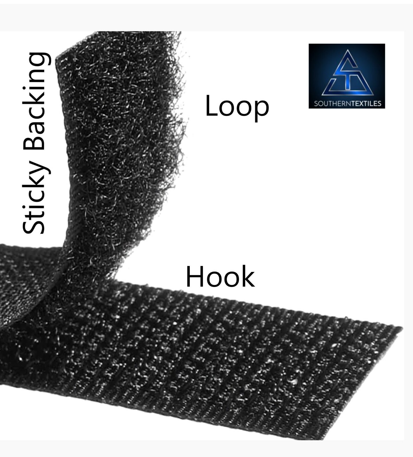 4 x 6-inch Hook and Loop Set Sew on Double-Sided Self Adhesive Mounting Sticky