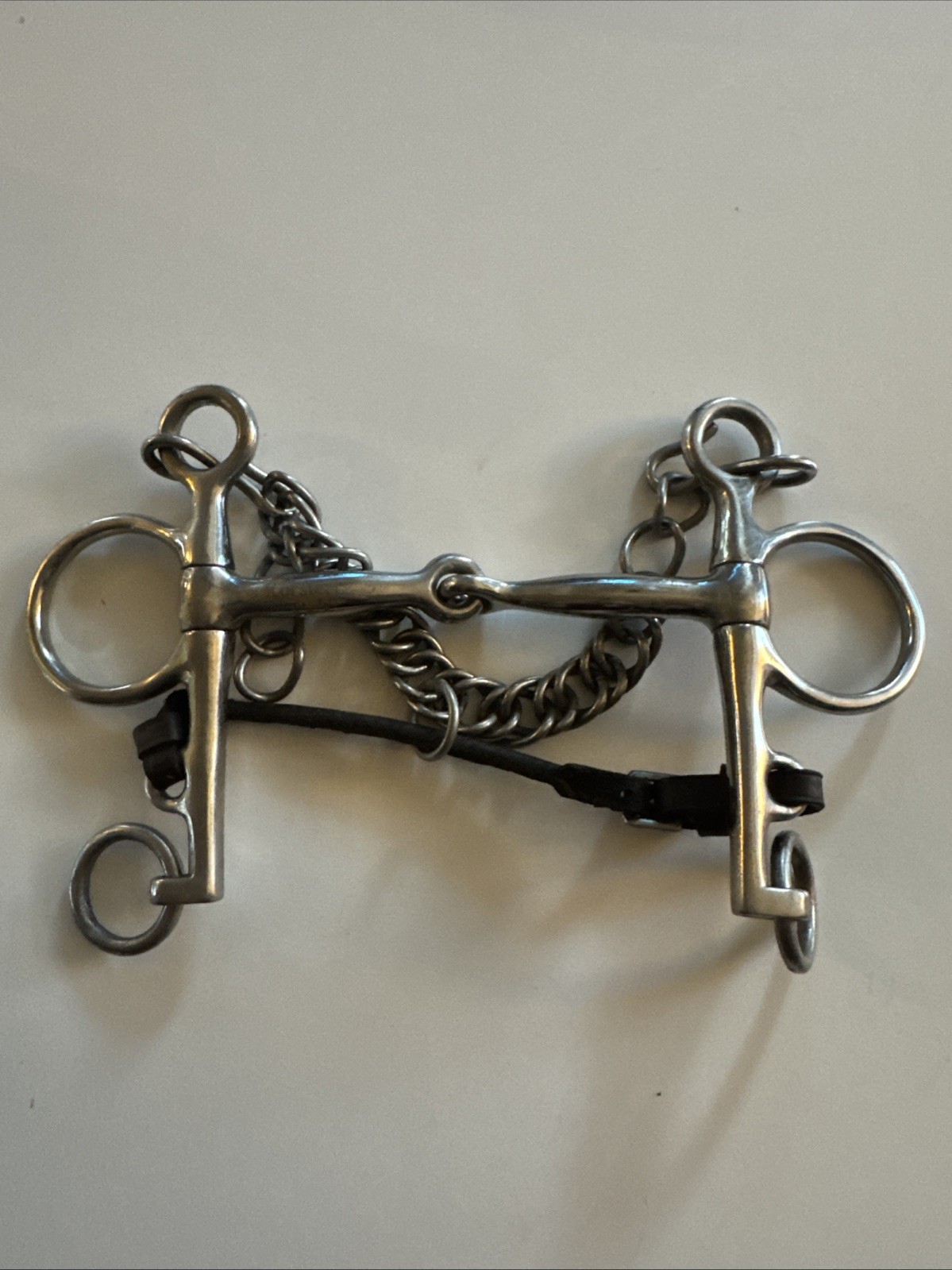 Korsteel Jointed Pelham, ENGLISH HORSE BIT, 5”, Used