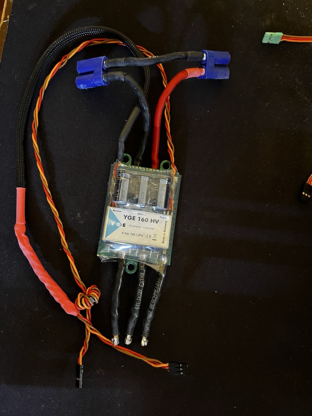 YGE 160a HV ESC Sab Goblin 700 Aligh Trex 600 700 RC Helicopter Mikado Logo