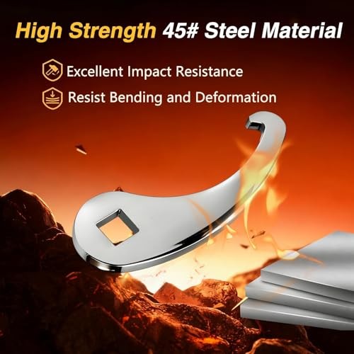 3/8" Drive Preload Spanner Wrench Compatible with Can-Am Ryker, Suspension