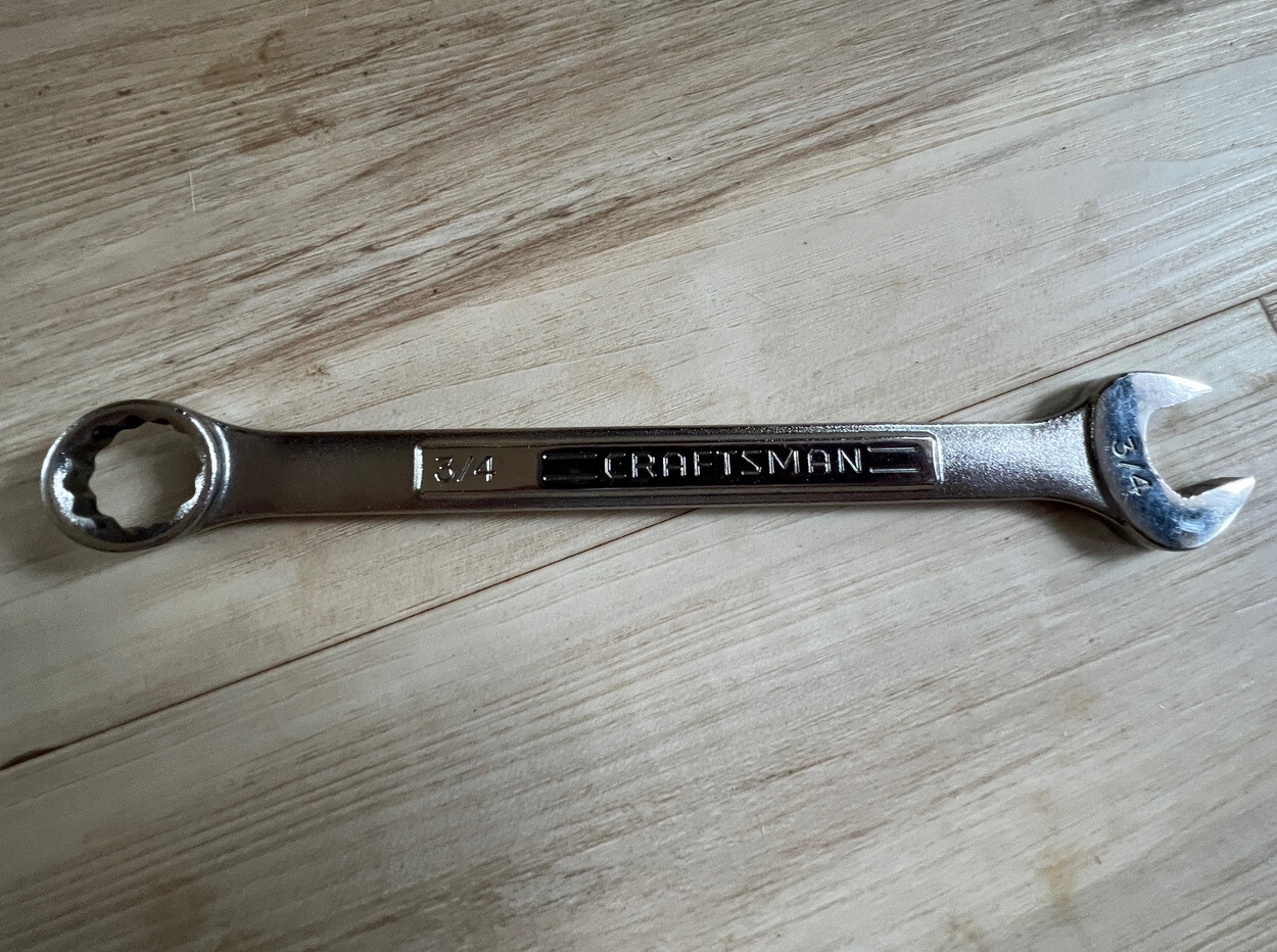 Vintage Craftsman Tools 44701 - 3/4" Combination Wrench 12 Point -VA- Series USA