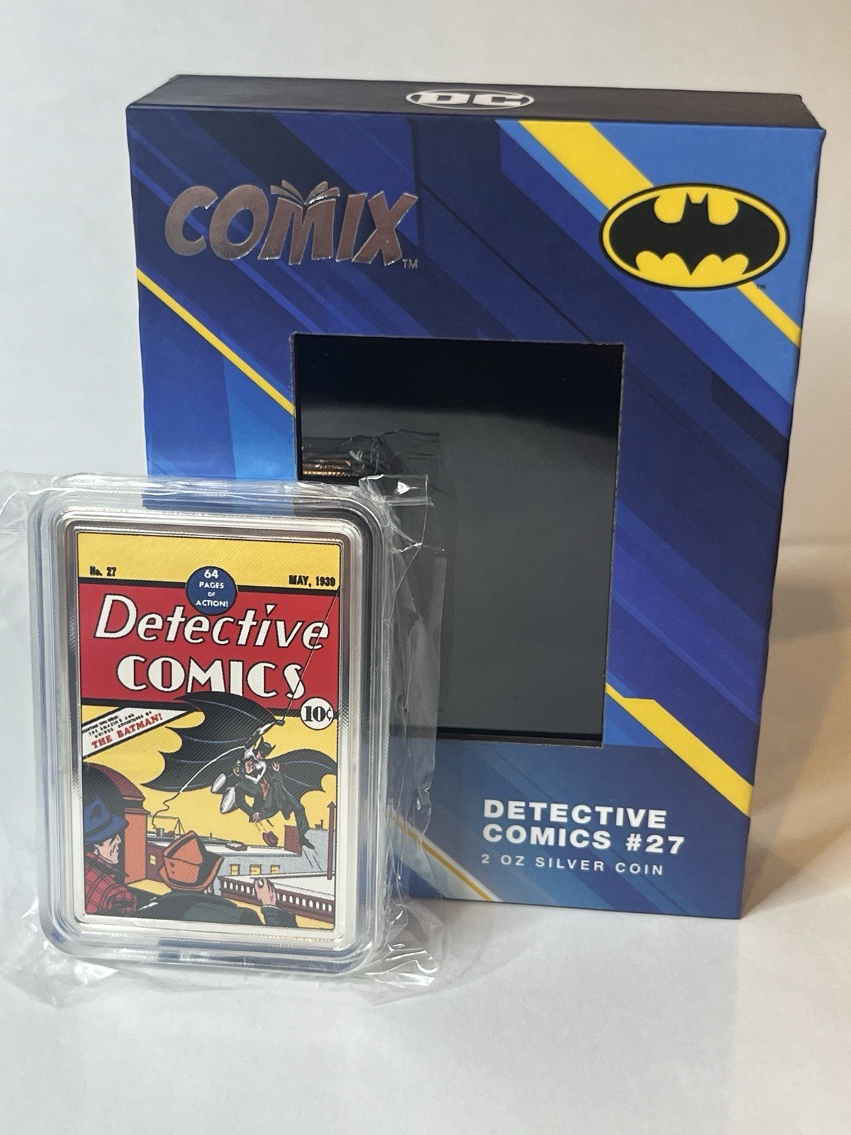 2023 NIUE DC Detective Comics #27 Batman COMIX 2 oz Silver Proof Colorized Coin