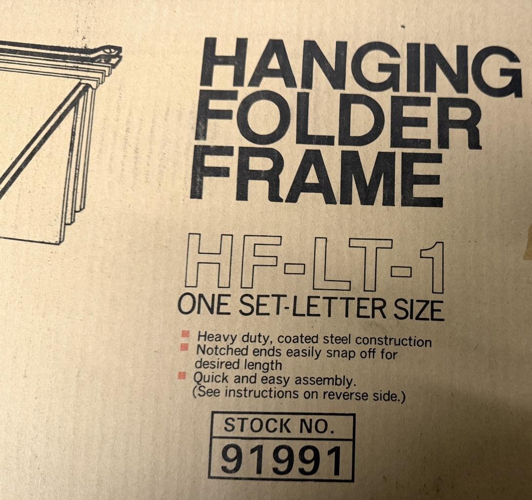 OIC HF-LT-1 Hanging Folder Frame Letter Size 91991