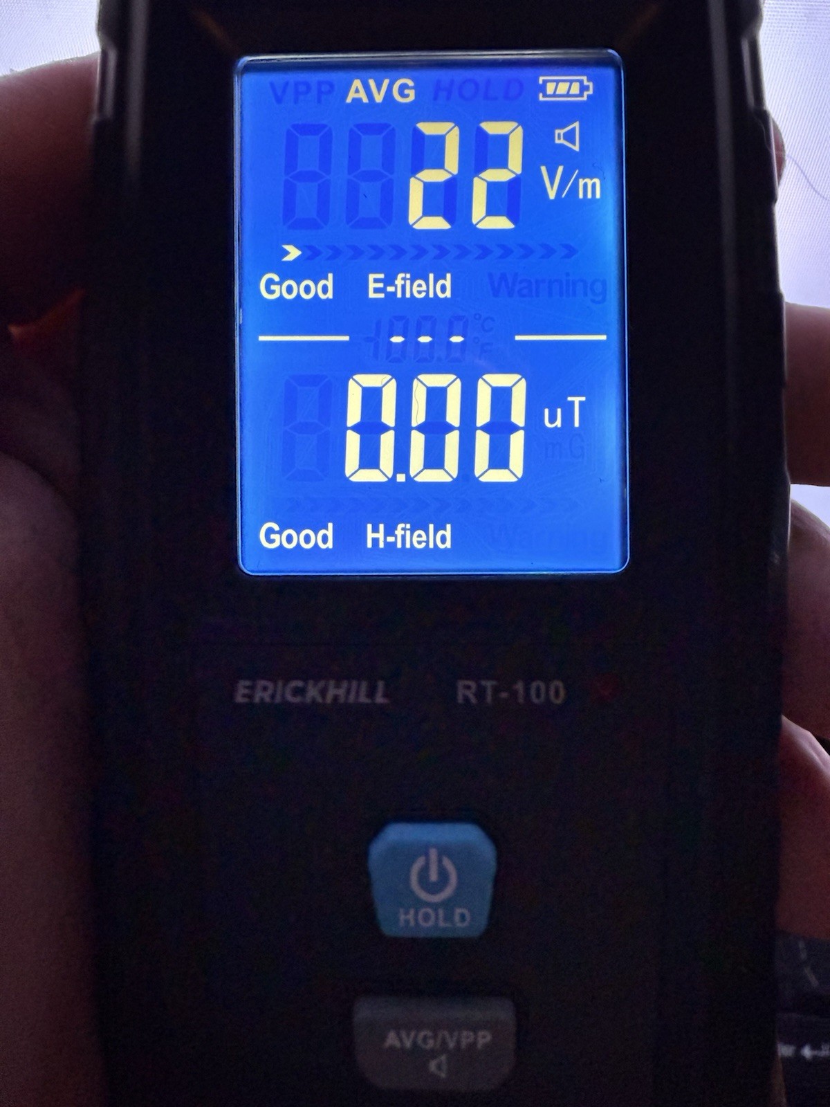 Erickhill EMF Tester RT-100S 3-in-1 Meter | EMF Radiation Detector for ghosts