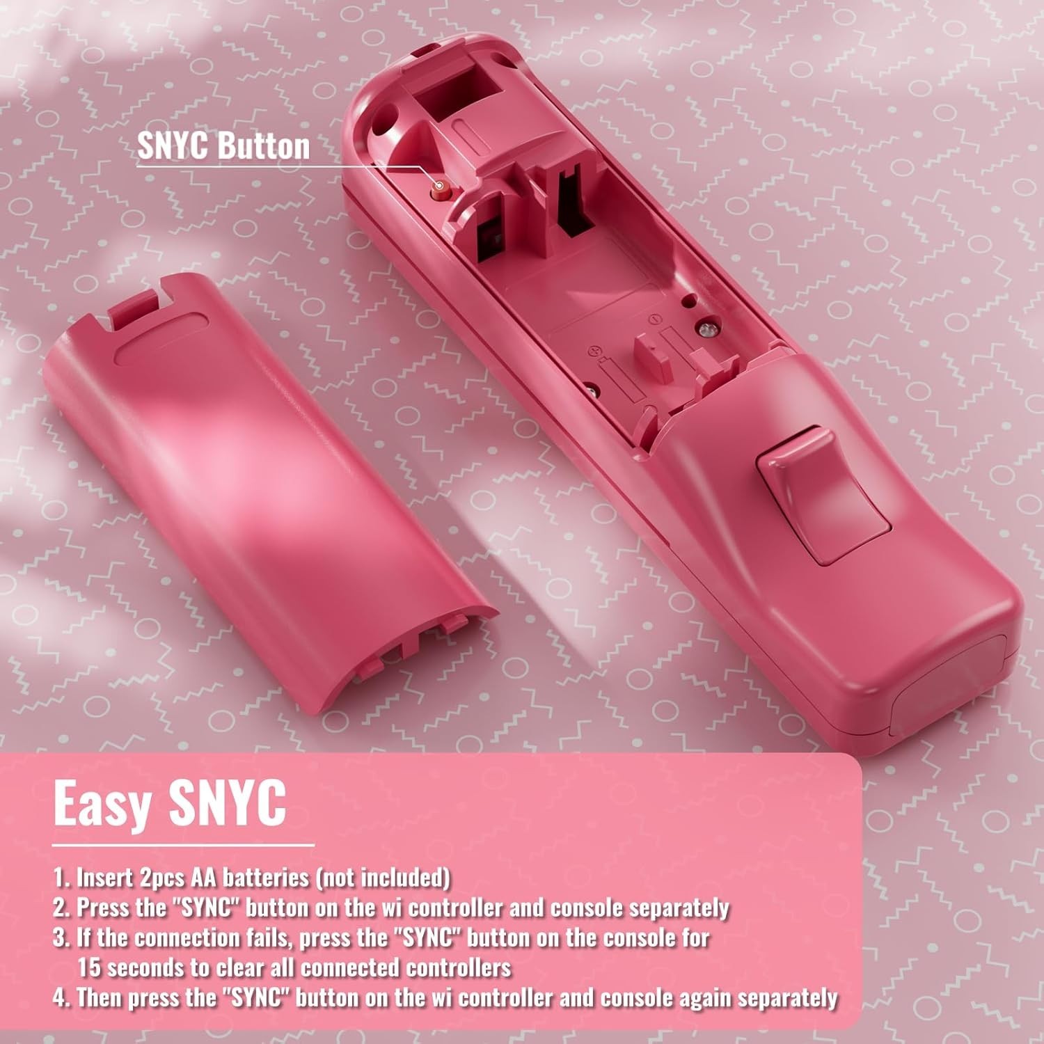 Enhanced Motion Plus Wii Controllers - 4 Color Set with Silicone Covers & Straps