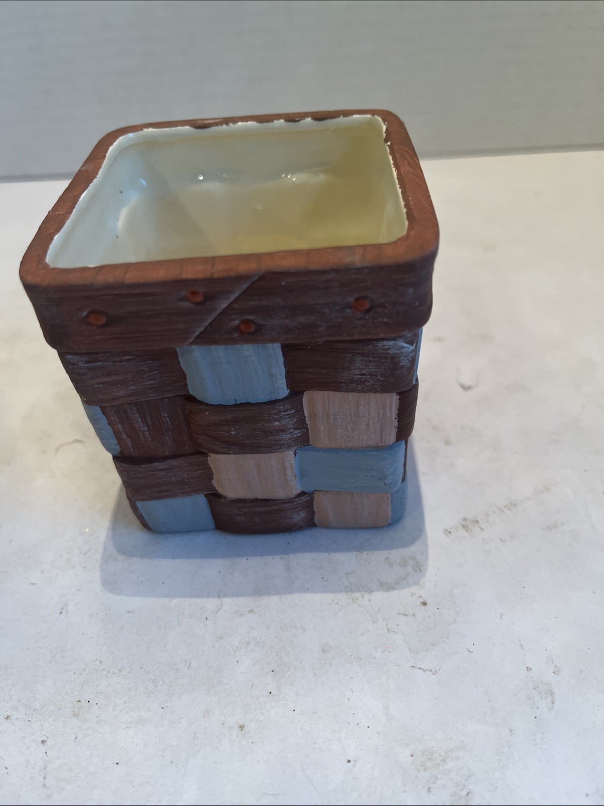 Small Woven Look 3” Planter