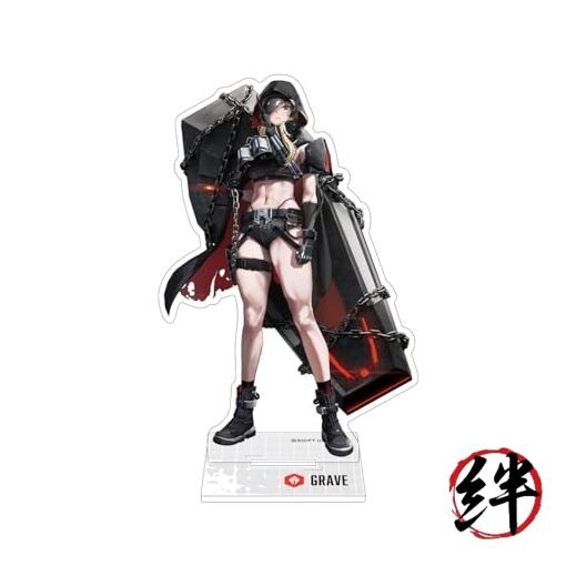 Goddess of Victory NIKKE Acrylic Stand Grave W 1.9-4.3 x H 4.9 inches  Acrylic