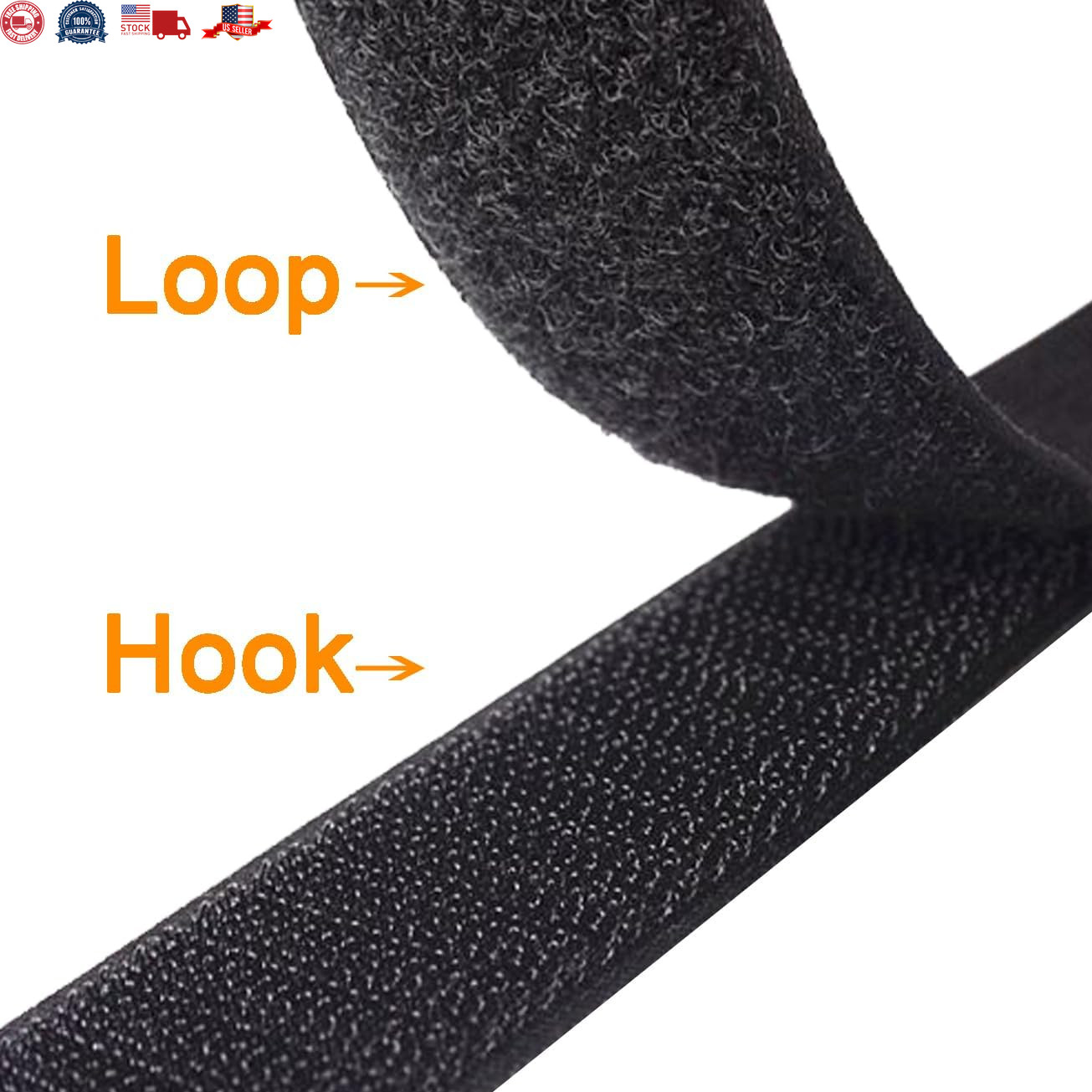 12 Inch Reusable Fastening Cable Straps - Hook and Loop Fixing Straps