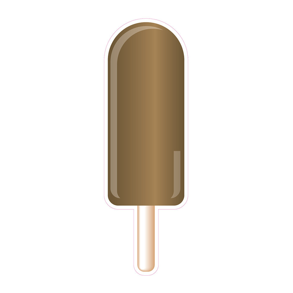 Food Truck Decals Ice Cream Style 3 Retail Concession Concession Sign Brown