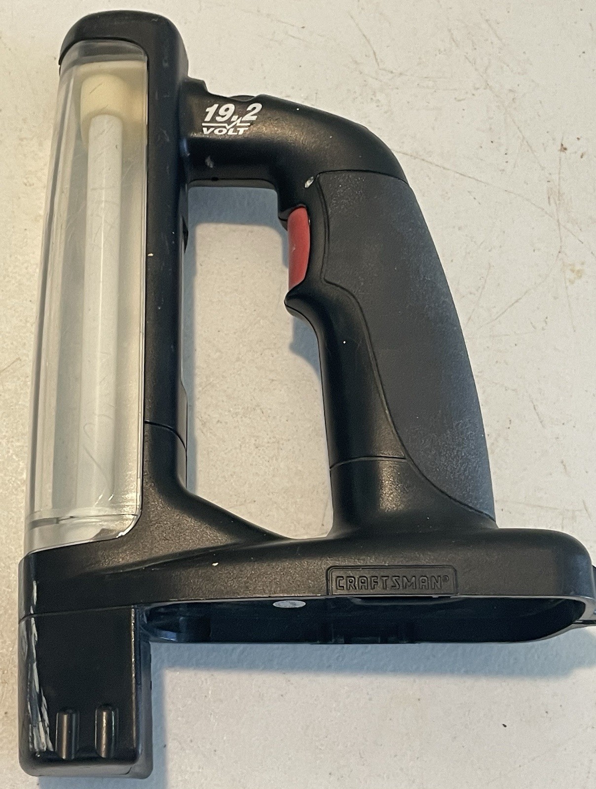 Craftsman 19.2v Cordless Flashlight 315.114073 Fluorescent Work Light Only