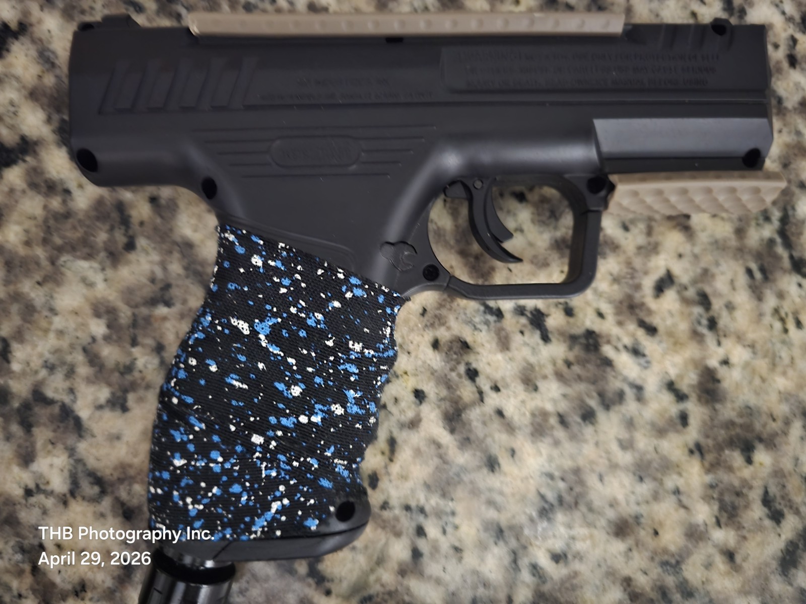Beeman BP50 .50 Cal CO2 Projectile Launcher Pistol - Black