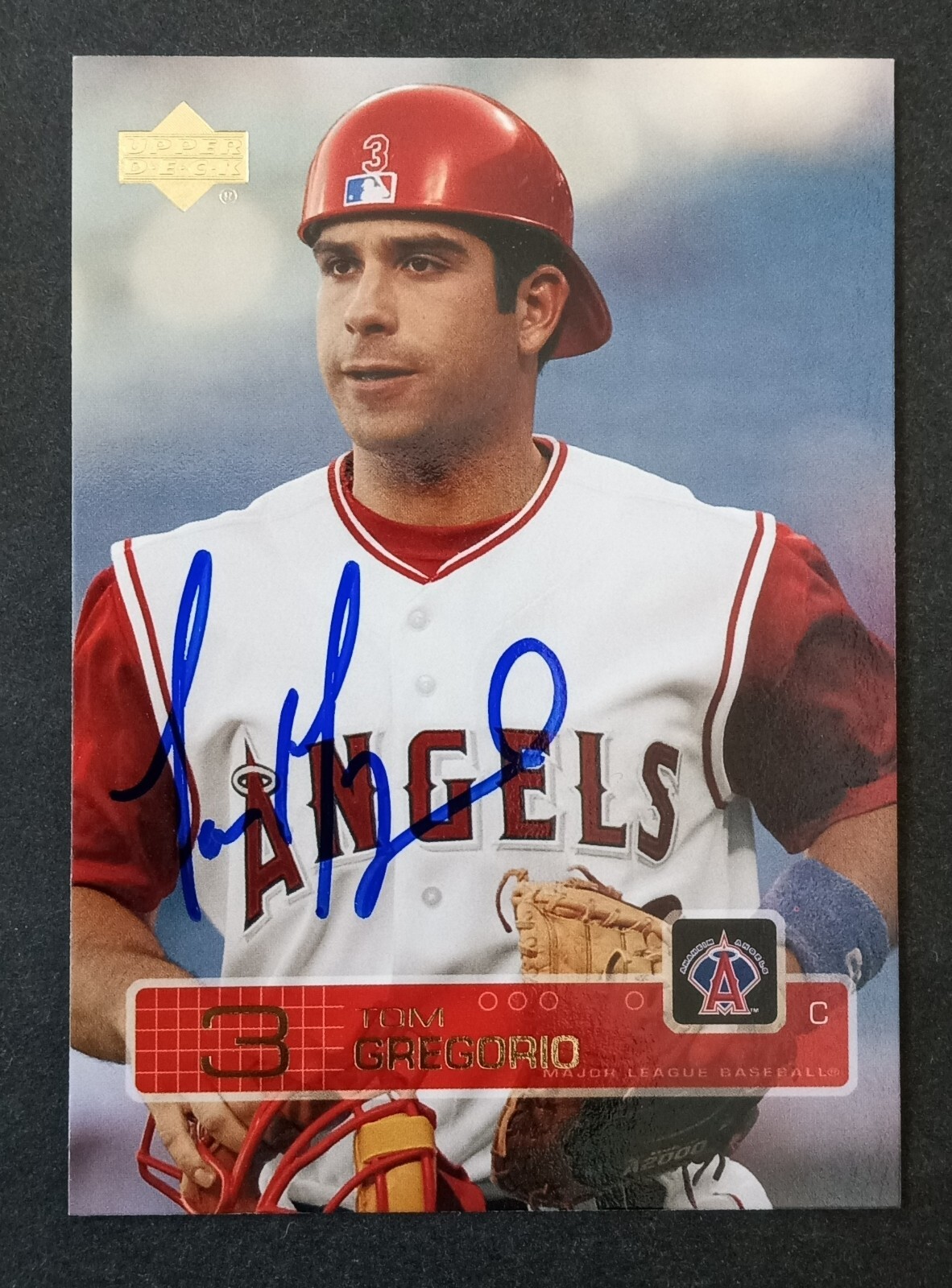 2003 Upper Deck SIGNED: Tom Gregorio, ANGELS #583